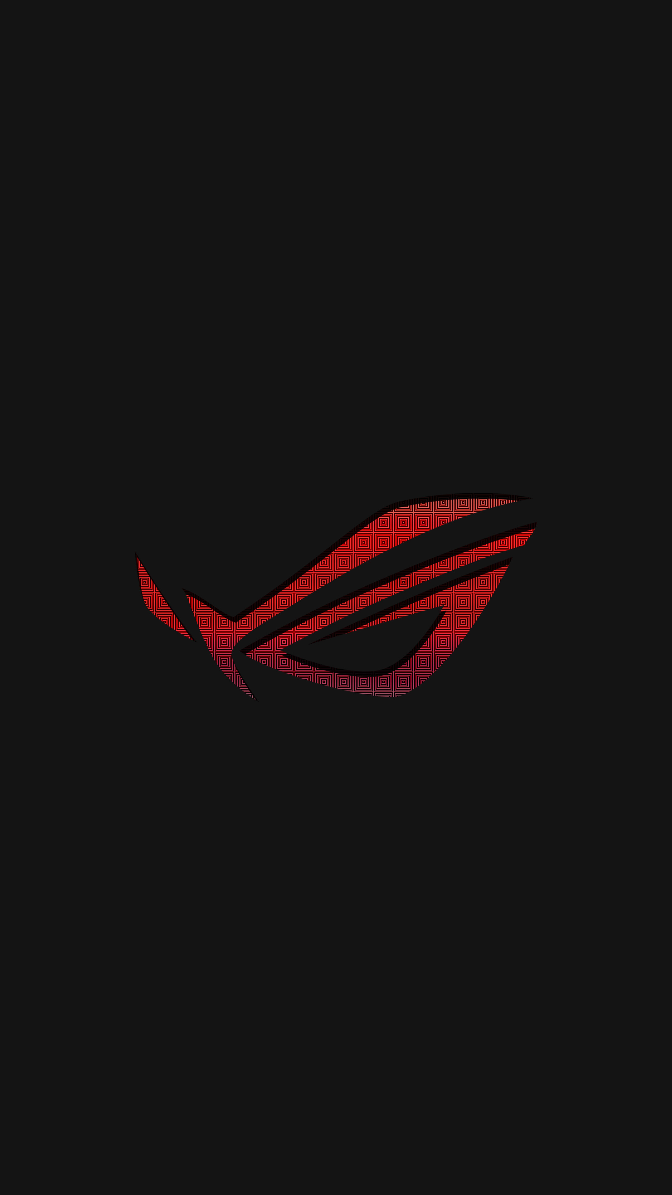 ASUS Republic of Gamers logo, Dark red emblem, Near-black minimal backdrop, 4K Phone wallpaper