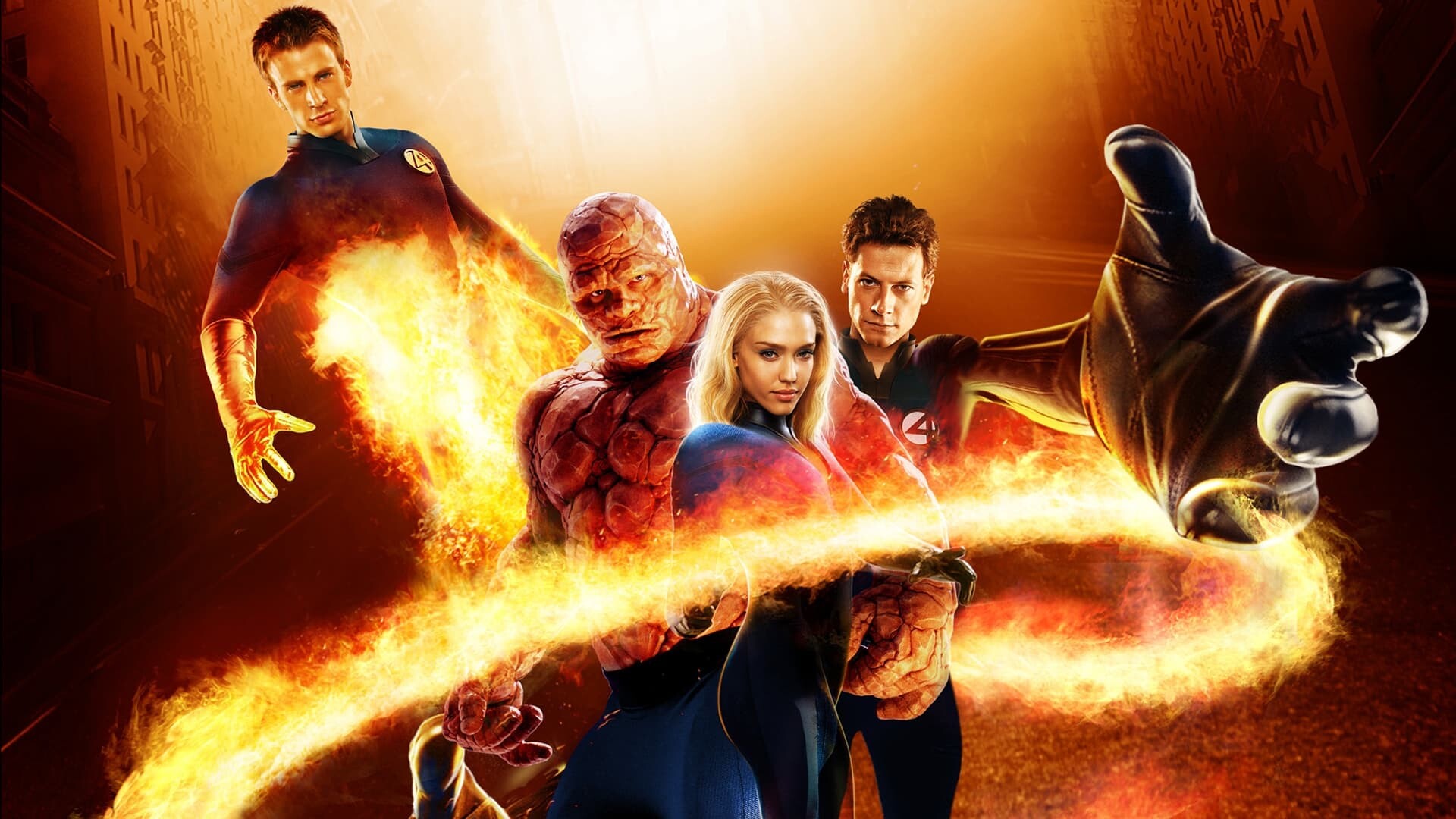 Fantastic Four, Rise of the Silver Surfer, Marvel movie, Exciting backdrops, 1920x1080 Full HD Desktop