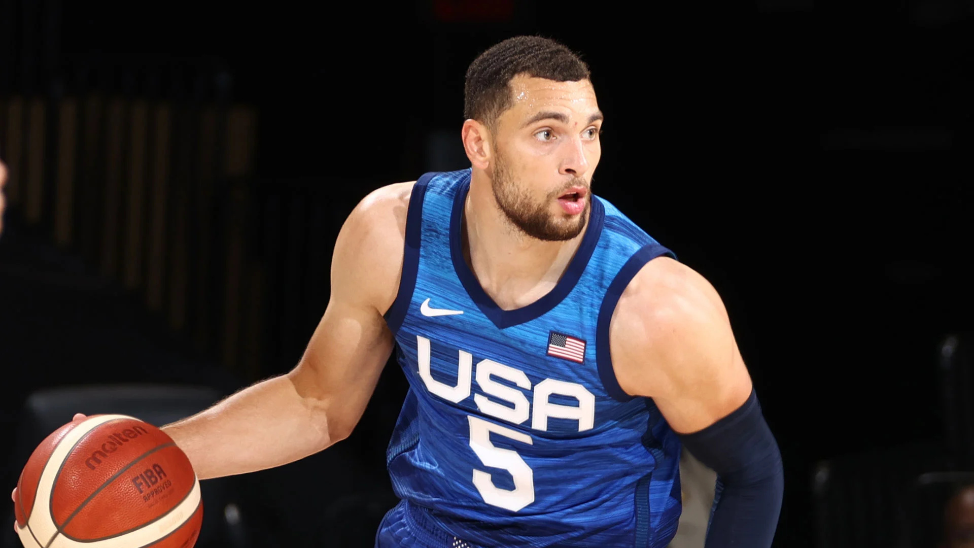 Zach LaVine, Cleared to rejoin, Team USA, Tokyo Olympics, 1920x1080 Full HD Desktop