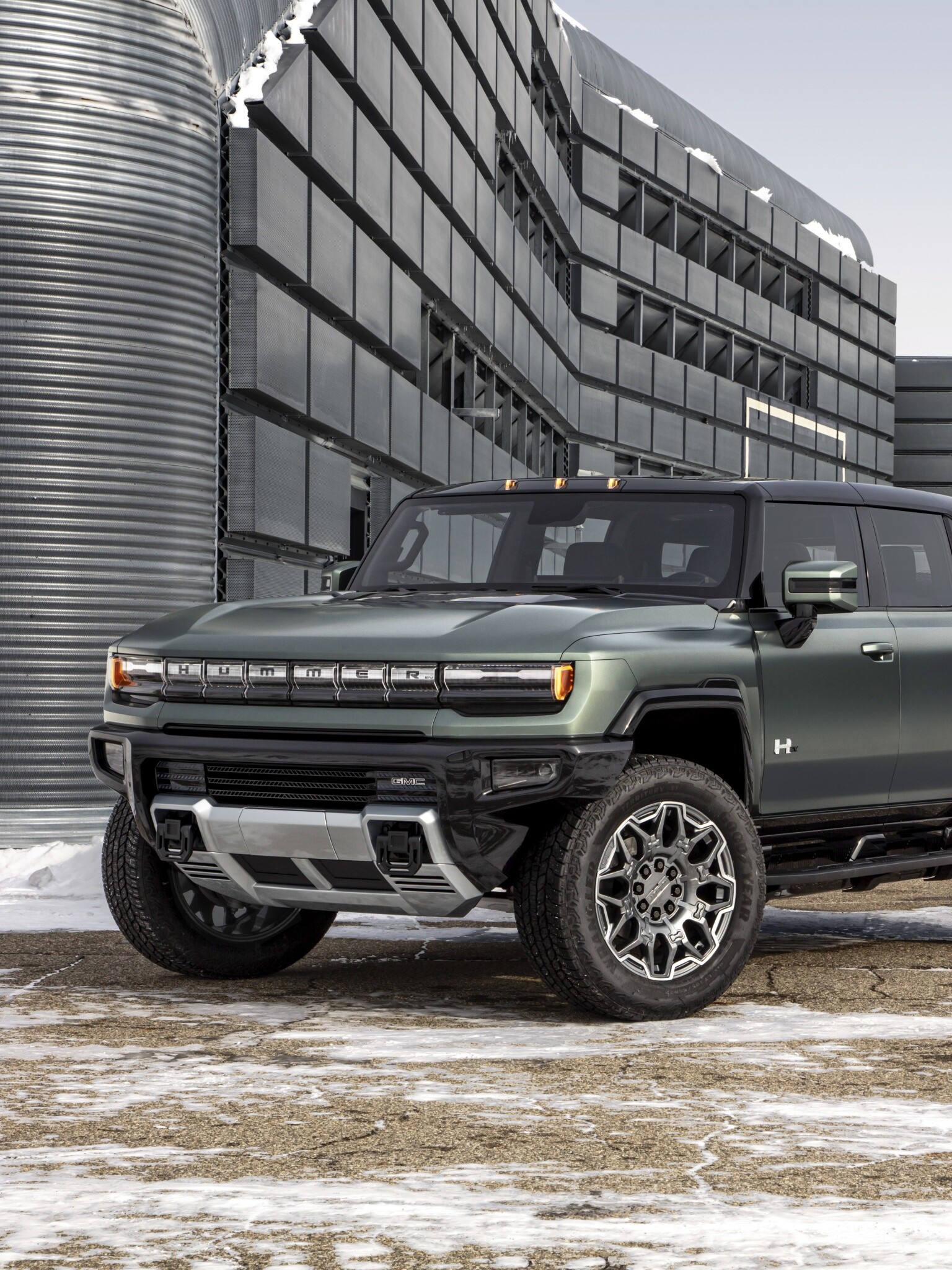 EV revolution, GMC Hummer edition 1, Powerful SUV, Futuristic vibes, 1540x2050 HD Phone