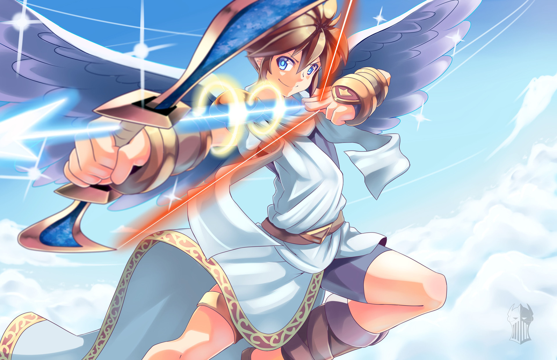 Kid Icarus artwork, Creative illustrations, Artistic interpretation, Visual storytelling, 1920x1250 HD Desktop