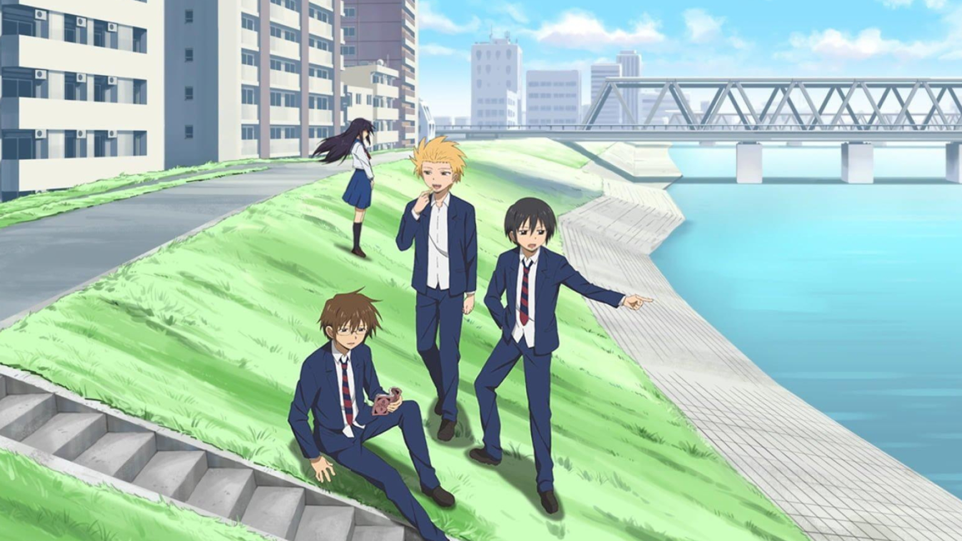 High school boys, Daily lives, Anime encodes, Download, 1920x1080 Full HD Desktop