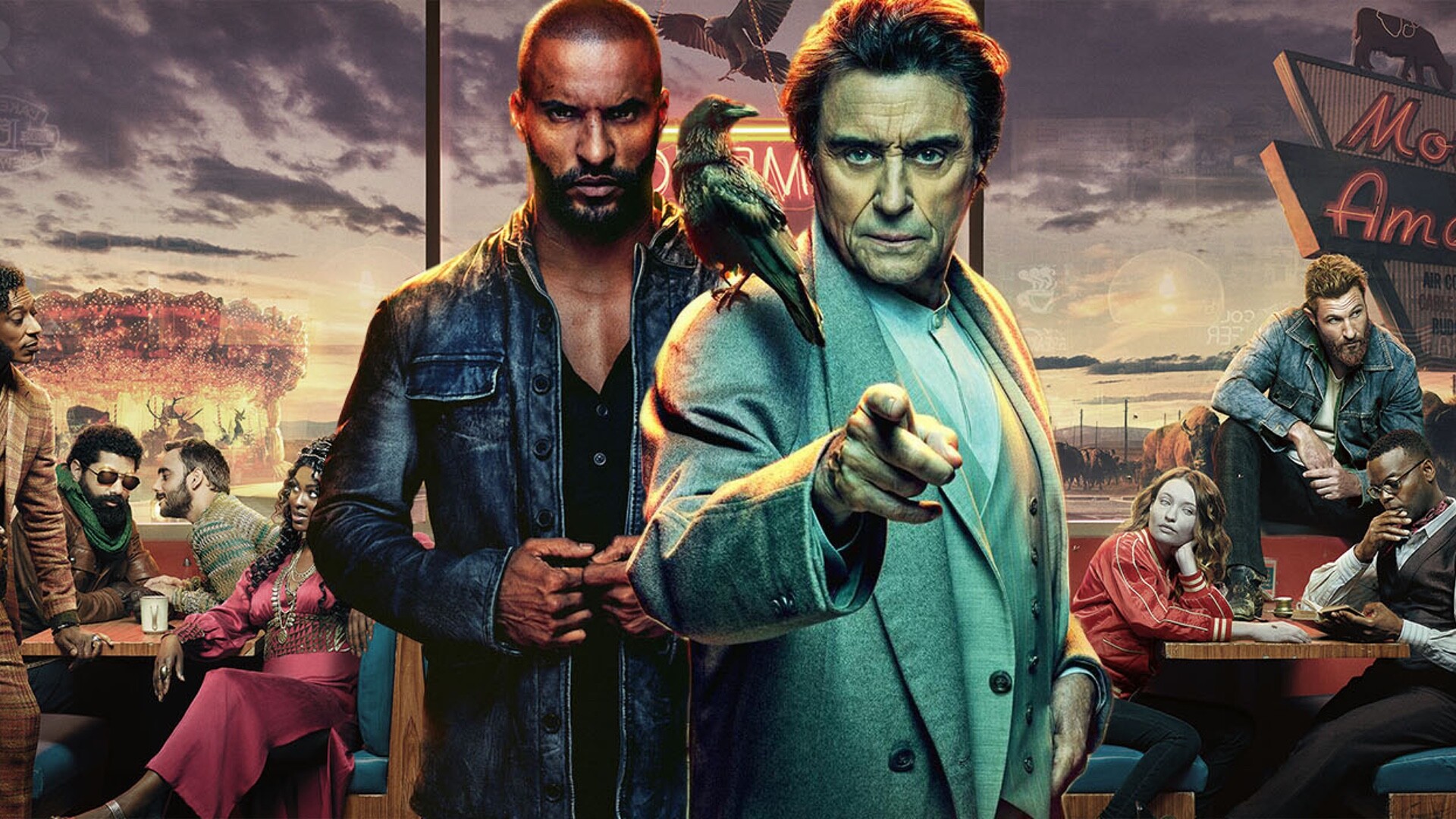 Ricky Whittle, Movies, American Gods season 3, Popsfera, 1920x1080 Full HD Desktop