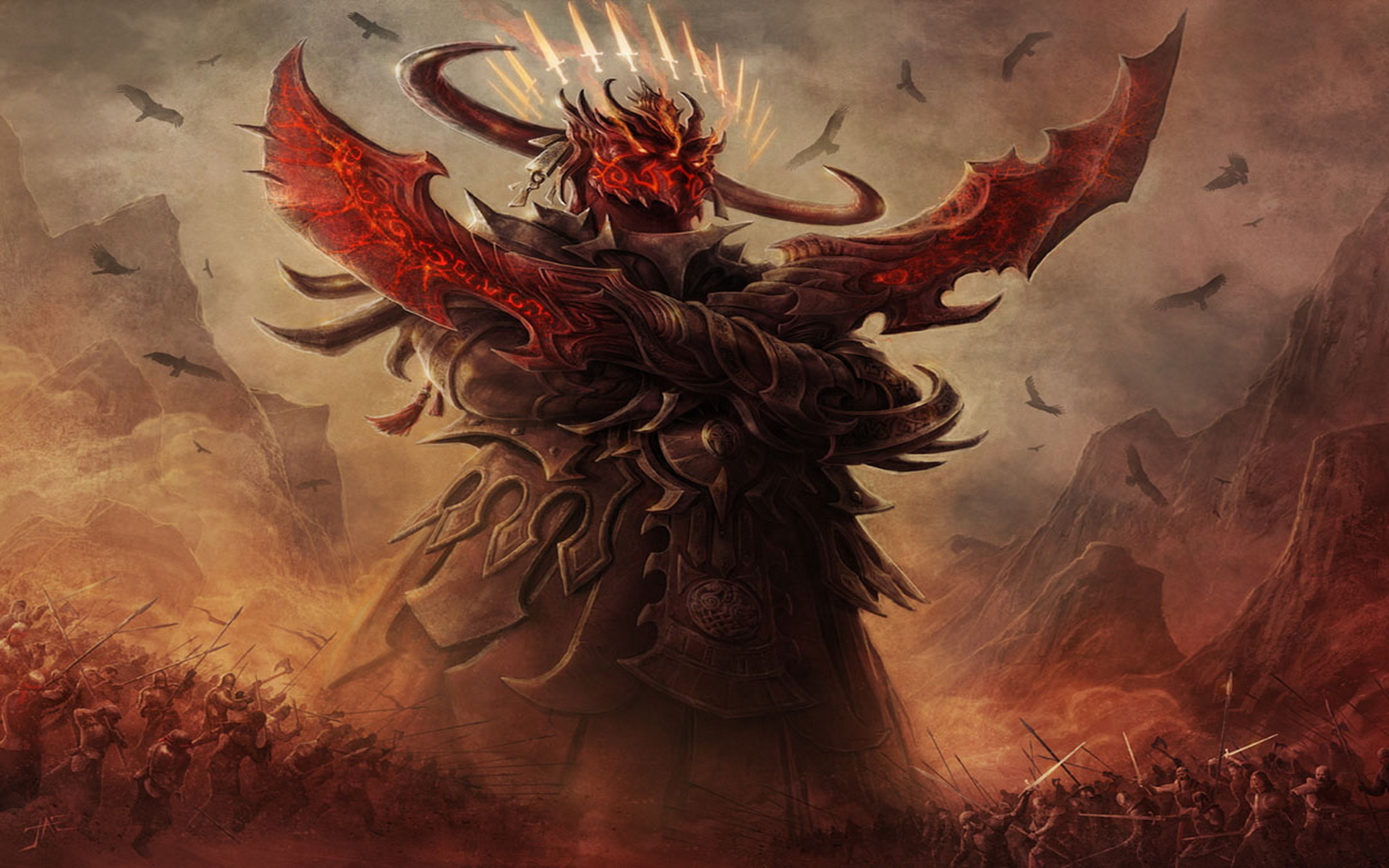 Avatar of Slaughter, Magic: The Gathering Wallpaper, 1920x1200 HD Desktop