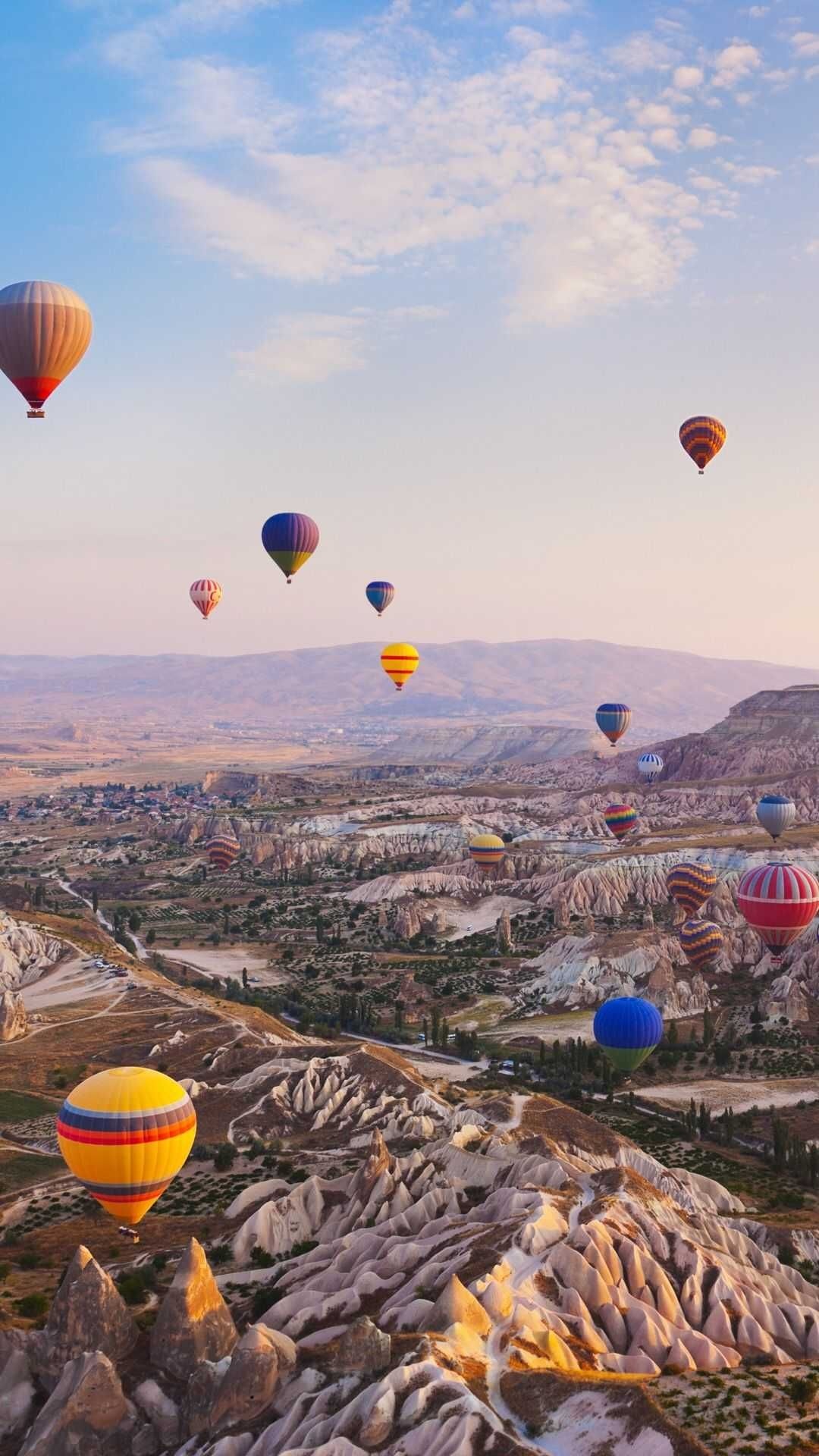 Goreme National Park, Cappadocia wallpaper, Central Anatolia, Monks valley, 1080x1920 Full HD Phone