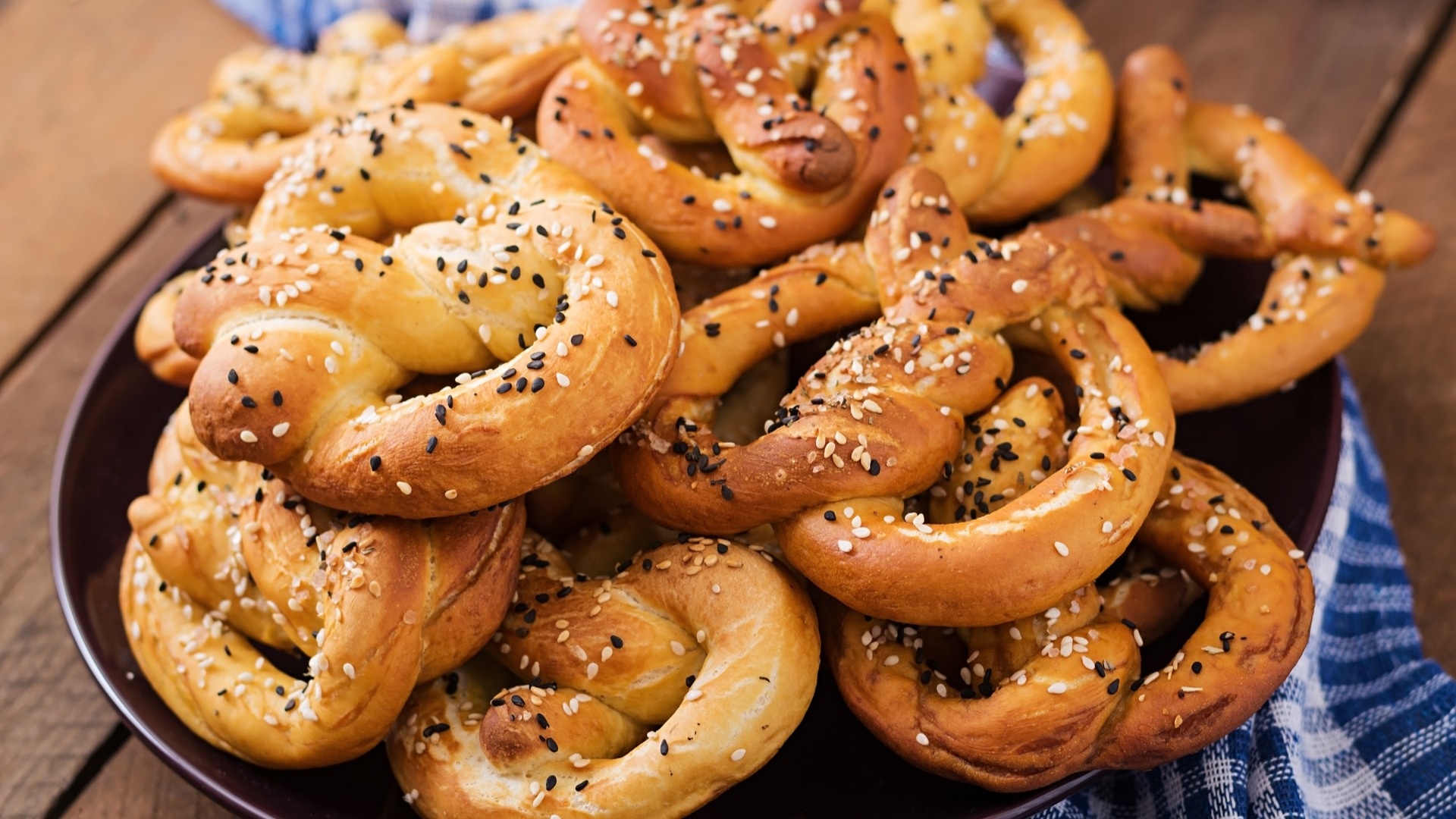 Archaeology of bread, Pretzel chefs, Culinary exploration, Intricate mandala, 1920x1080 Full HD Desktop