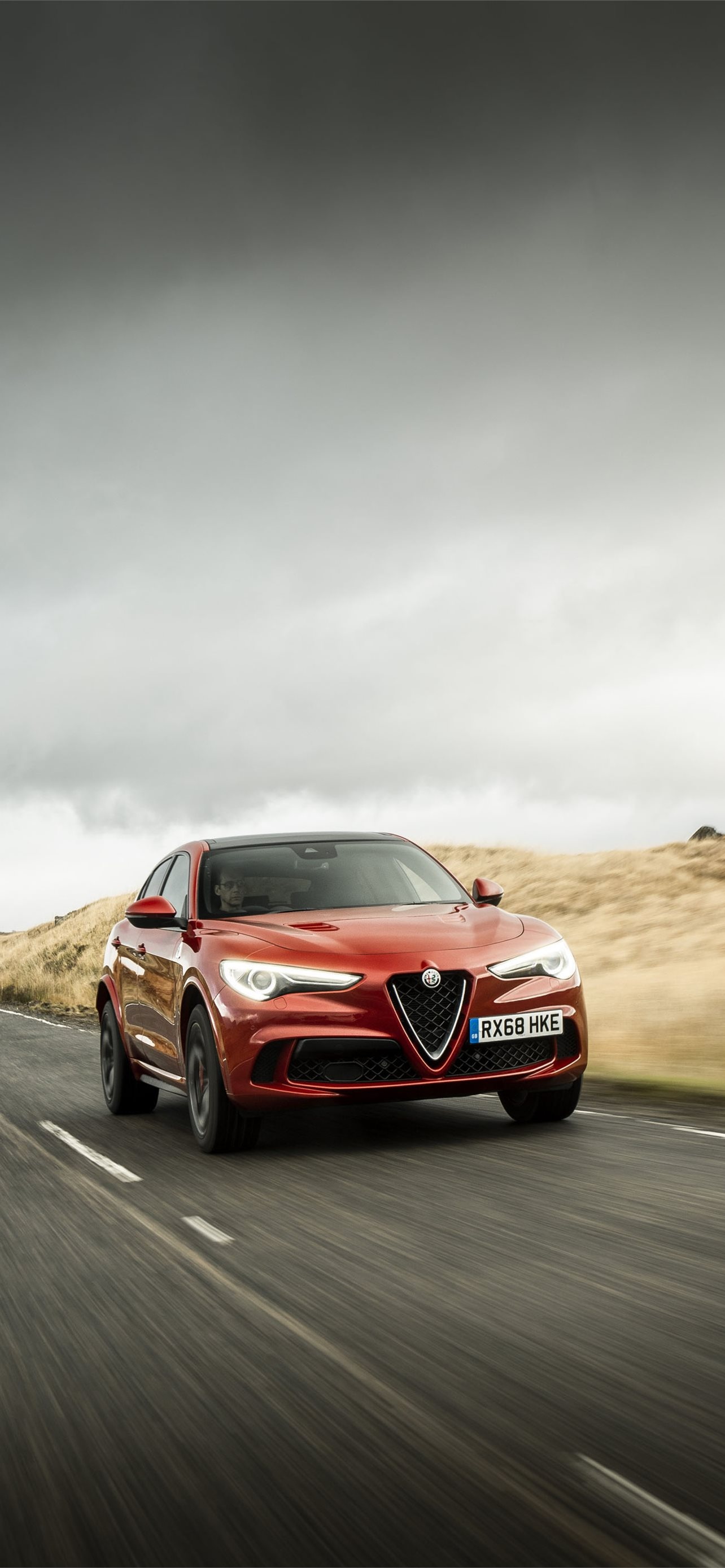 Alfa Romeo Stelvio, Quadrifoglio iPhone wallpapers, 1290x2780 HD Phone