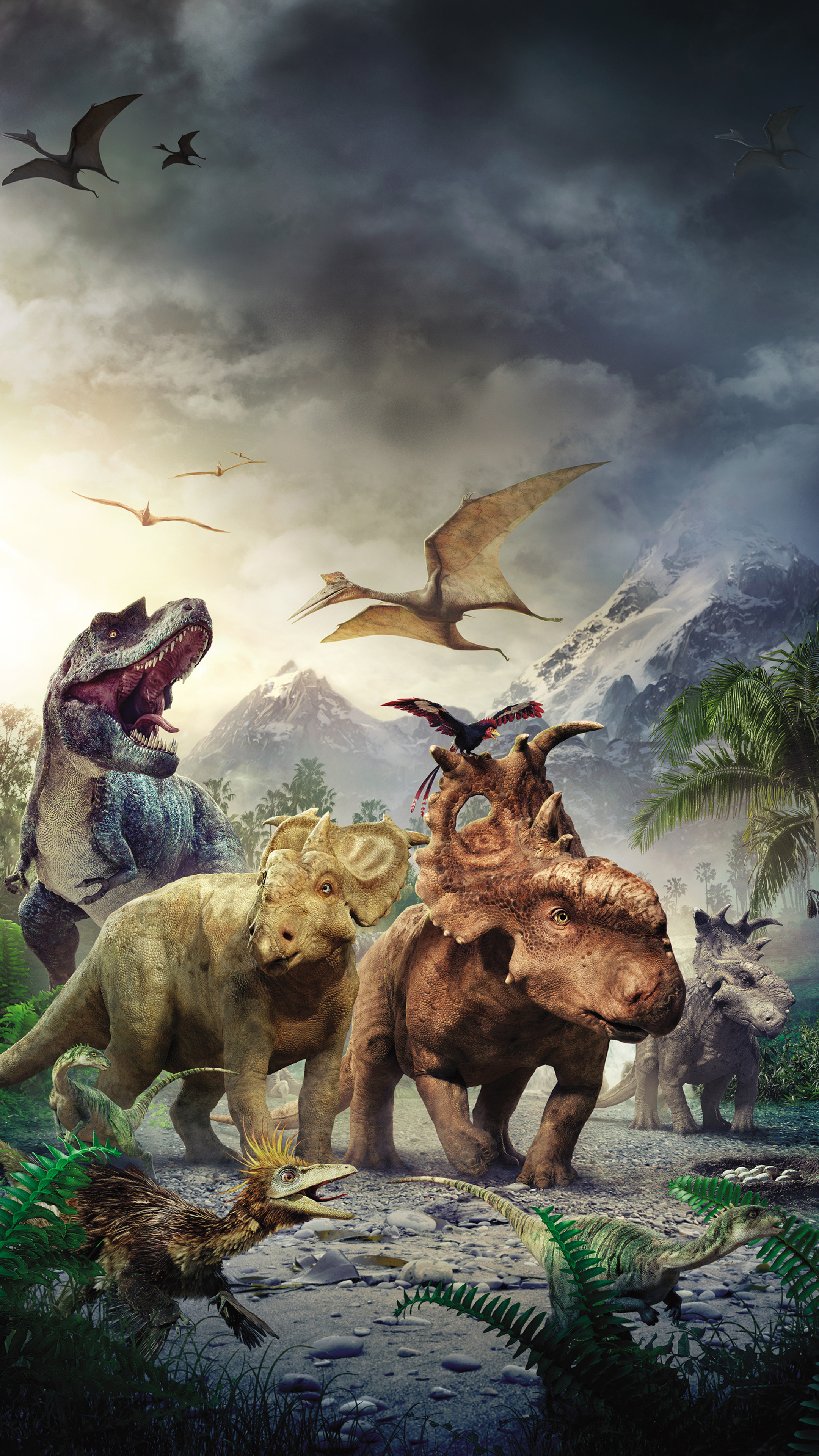 Walking with the Dinosaurs, Dinosaurs Wallpaper, 2160x3840 4K Phone
