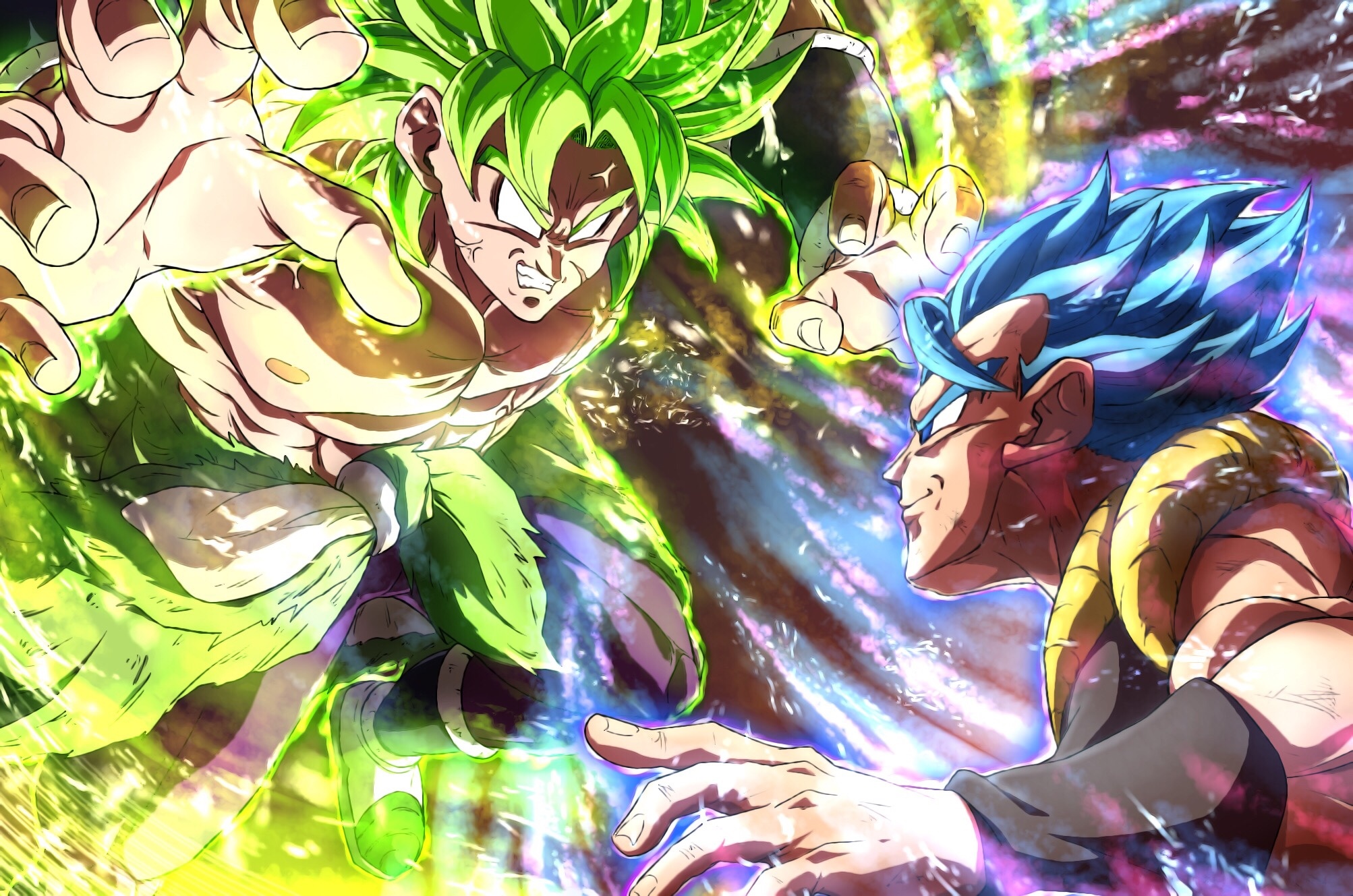 Full Power Super Saiyan Broly, Super Saiyan Blue Gogeta, Dragon Ball Super: Broly, HD Desktop wallpaper