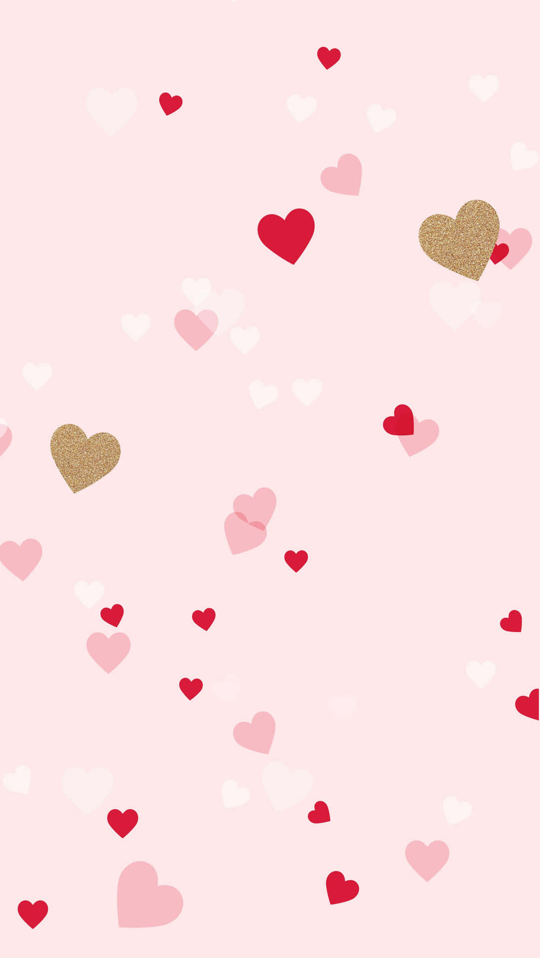 Hearts, Cute Phone Wallpaper, 1090x1920 HD Phone