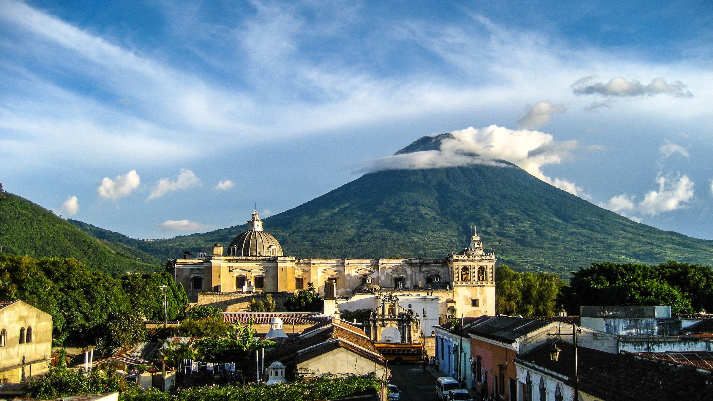 Agua Volcano, Guatemala Wallpaper, 2400x1350 HD Desktop