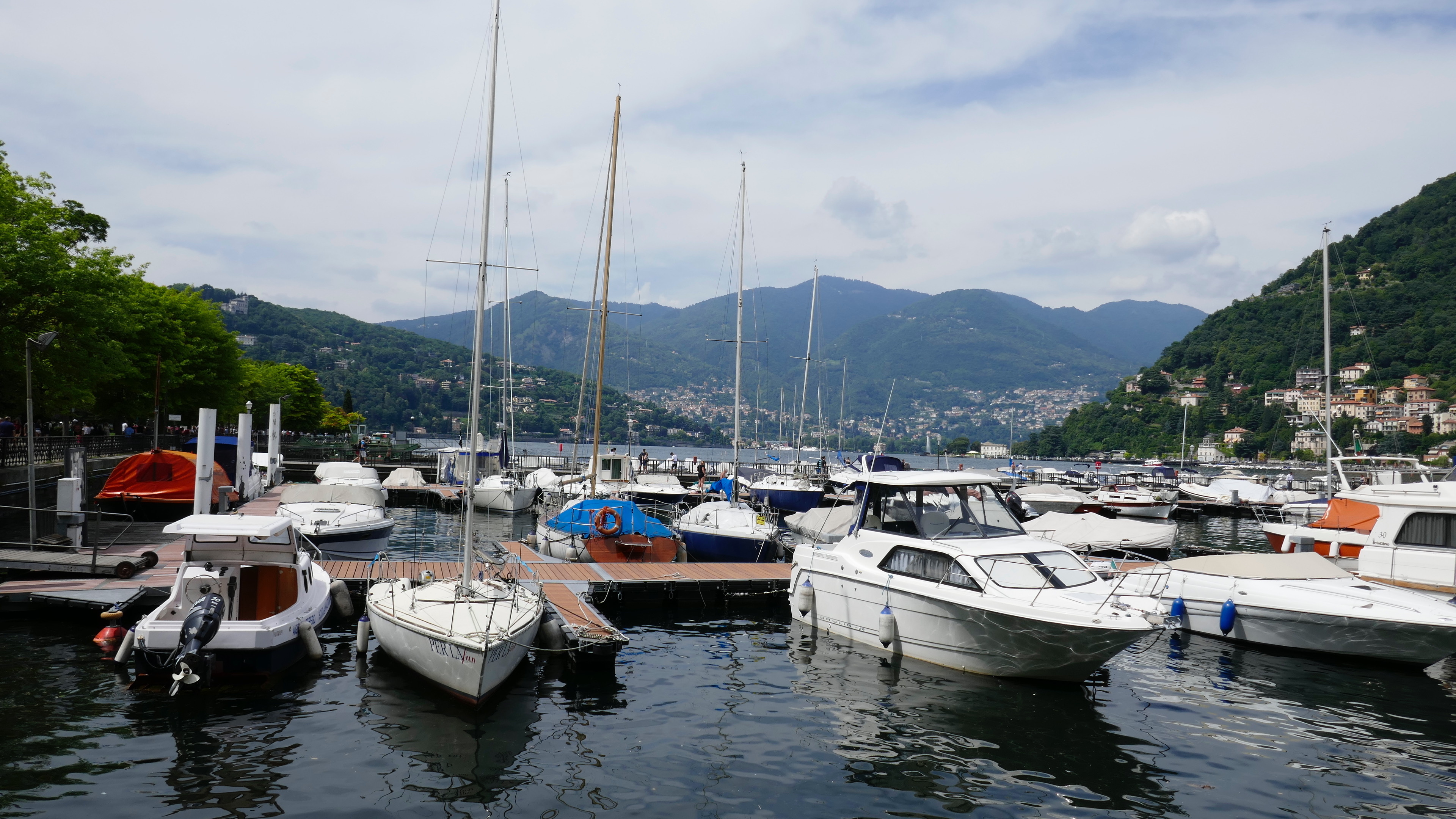 Pier, Lake Como Wallpaper, 3840x2160 4K Desktop