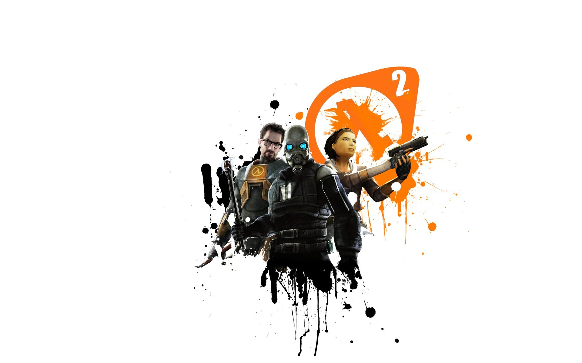 Logo, Half-Life 2 Wallpaper, 1920x1200 HD Desktop