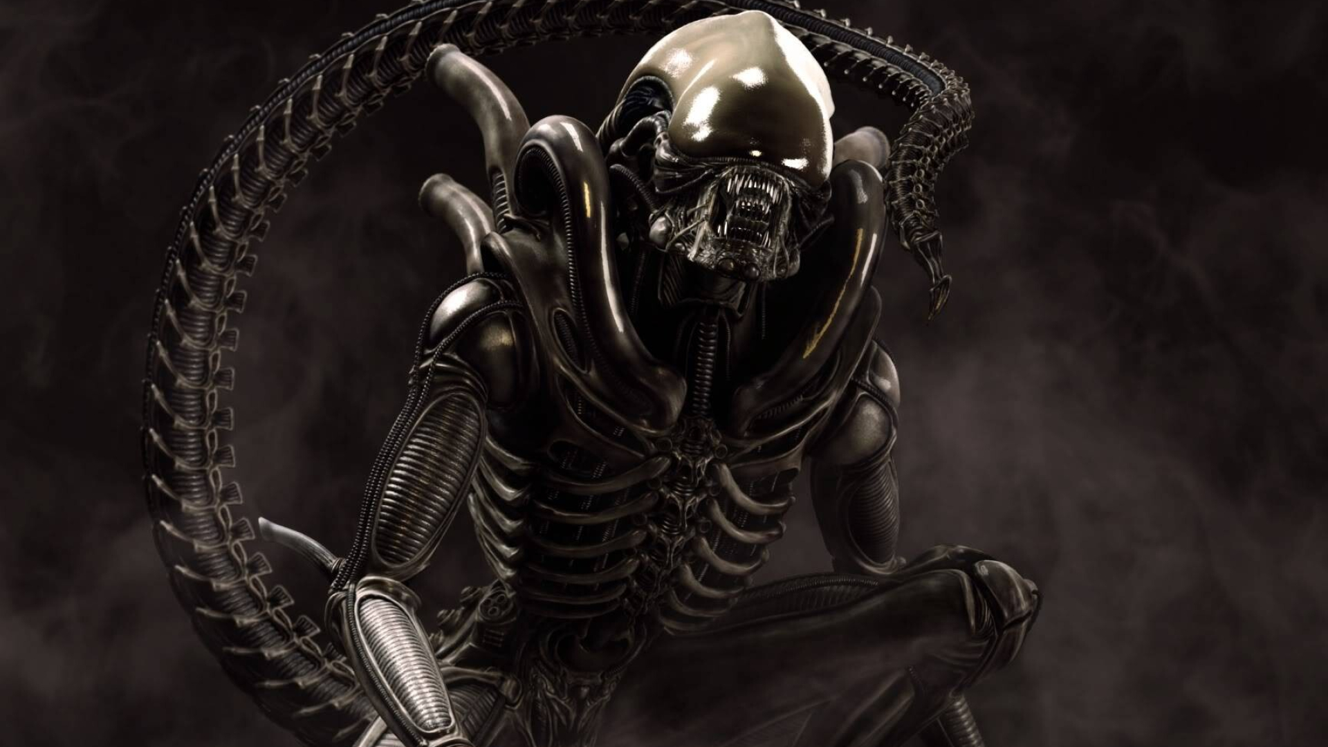 H.R. Giger, Free download Alien wallpapers, Biomechanical art, HD wallpaper, 1920x1080 Full HD Desktop