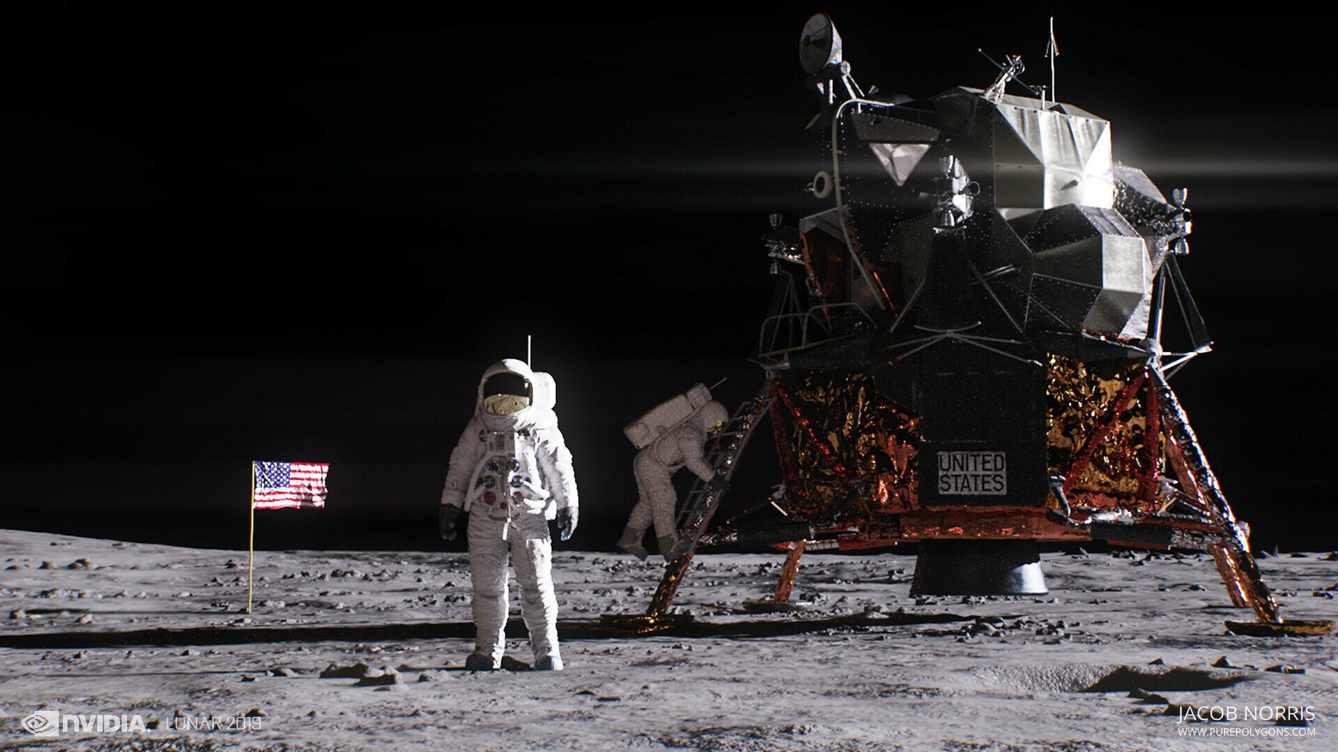 Apollo 11, Lunar landscape, Apollo, The Incredibles, 1920x1080 Full HD Desktop