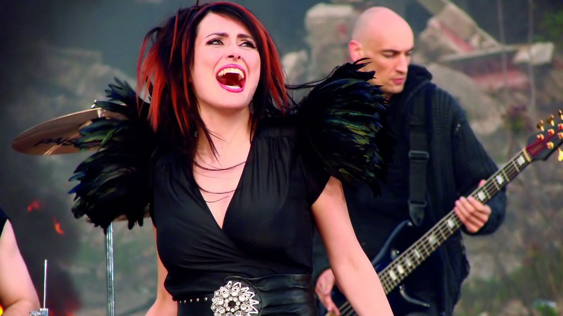 Within Temptation, Gothic metal symphonic, Sharon Den Adel, Electrifying performance, 1920x1080 Full HD Desktop