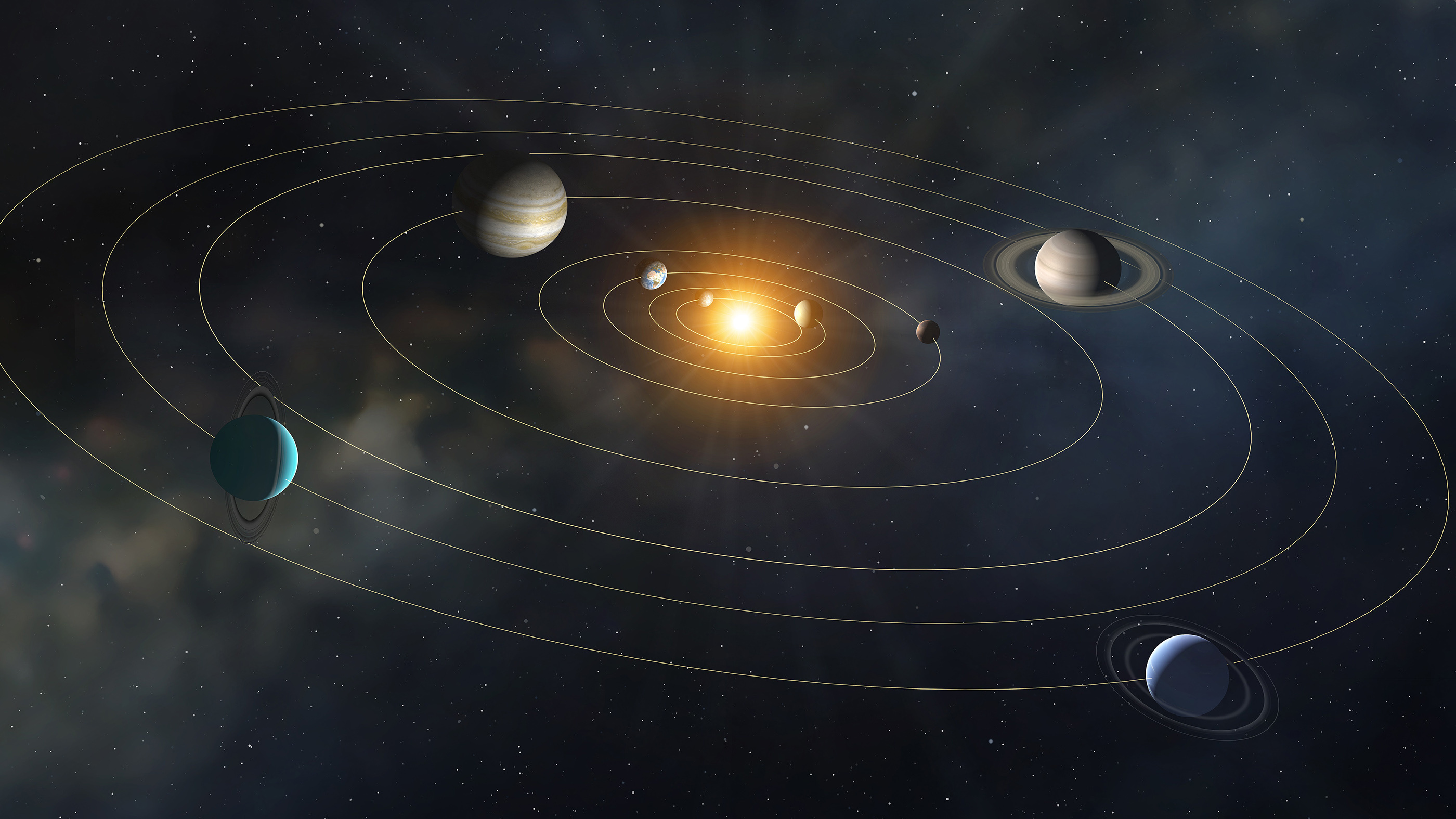 Solar system facts, cosmic neighborhood, 2800x1580 HD Desktop