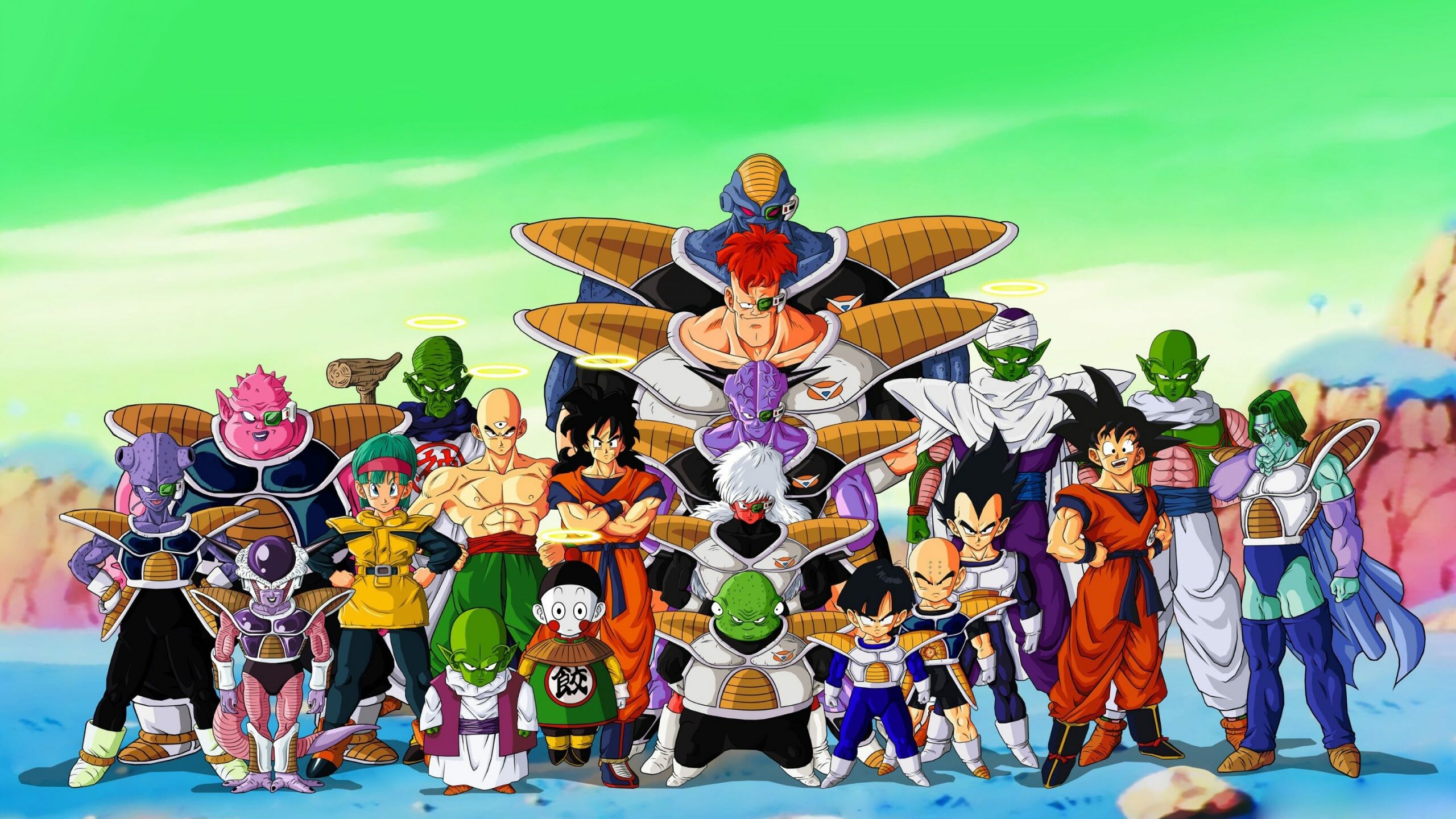 Dragon Ball Z wallpapers, Epic showdowns, Action-packed battles, Anime backgrounds, 2560x1440 HD Desktop