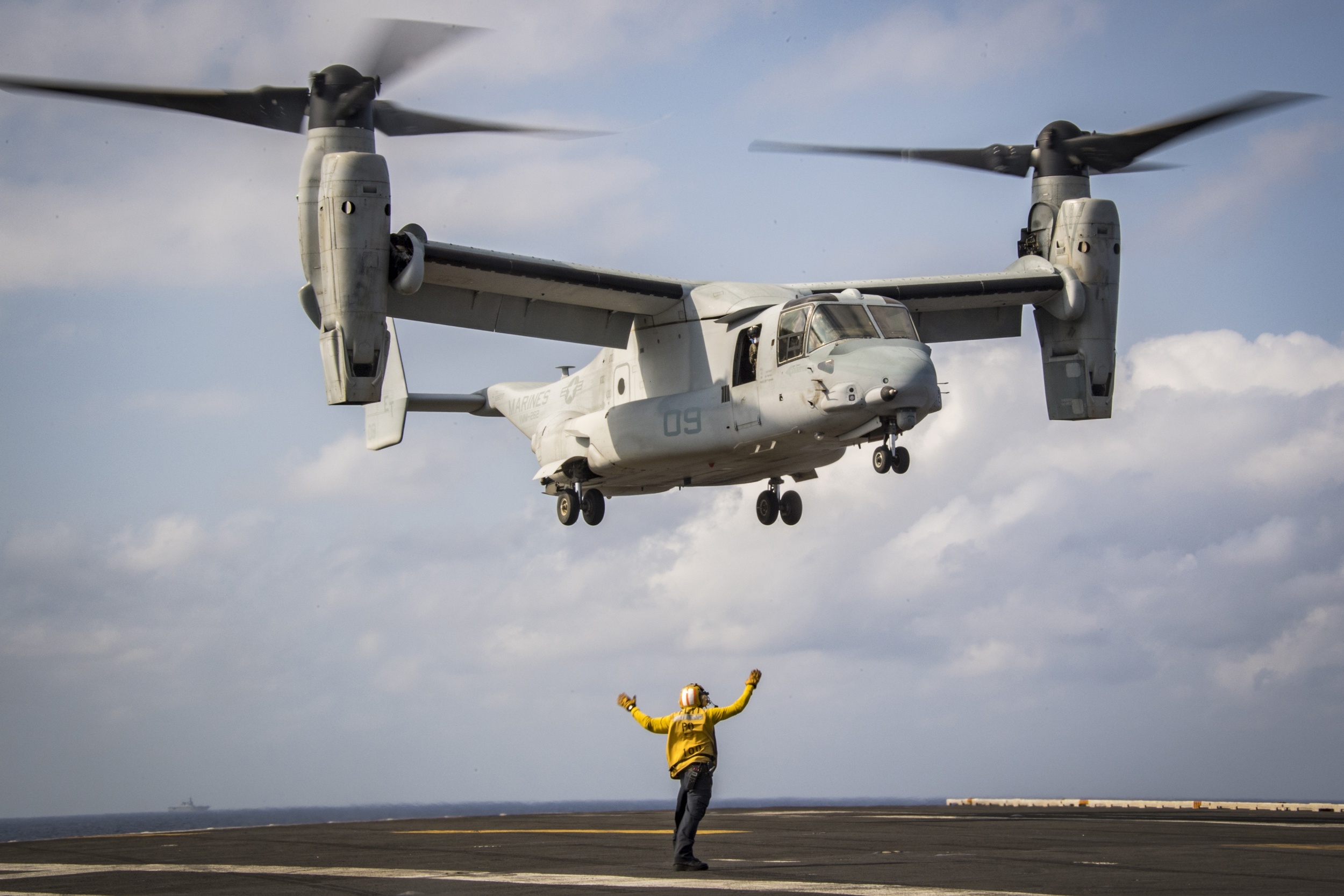 V-22 Osprey, Osprey landing, 2500x1670 HD Desktop