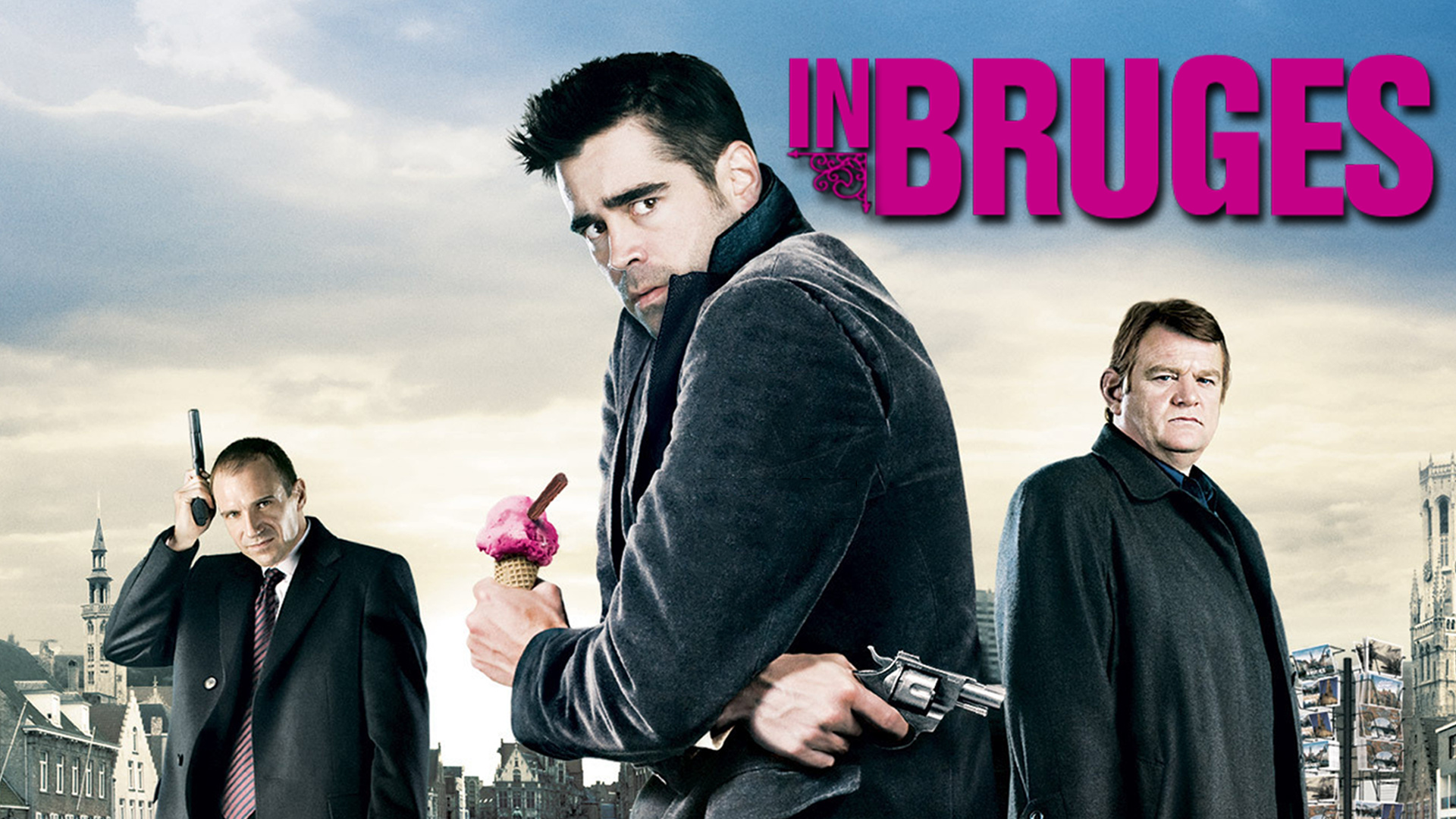 In Bruges, Movie review, Dark humor, Martin McDonagh, 1920x1080 Full HD Desktop