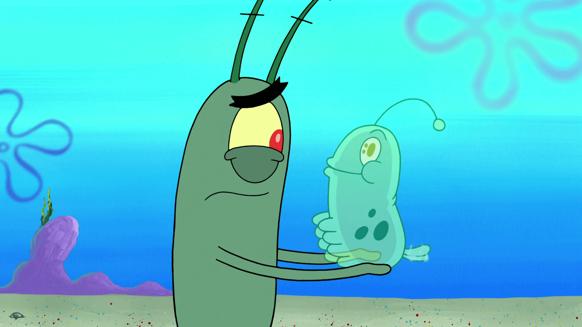 Plankton, SpongeBob SquarePants, Animation, High-quality wallpapers, 1920x1080 Full HD Desktop