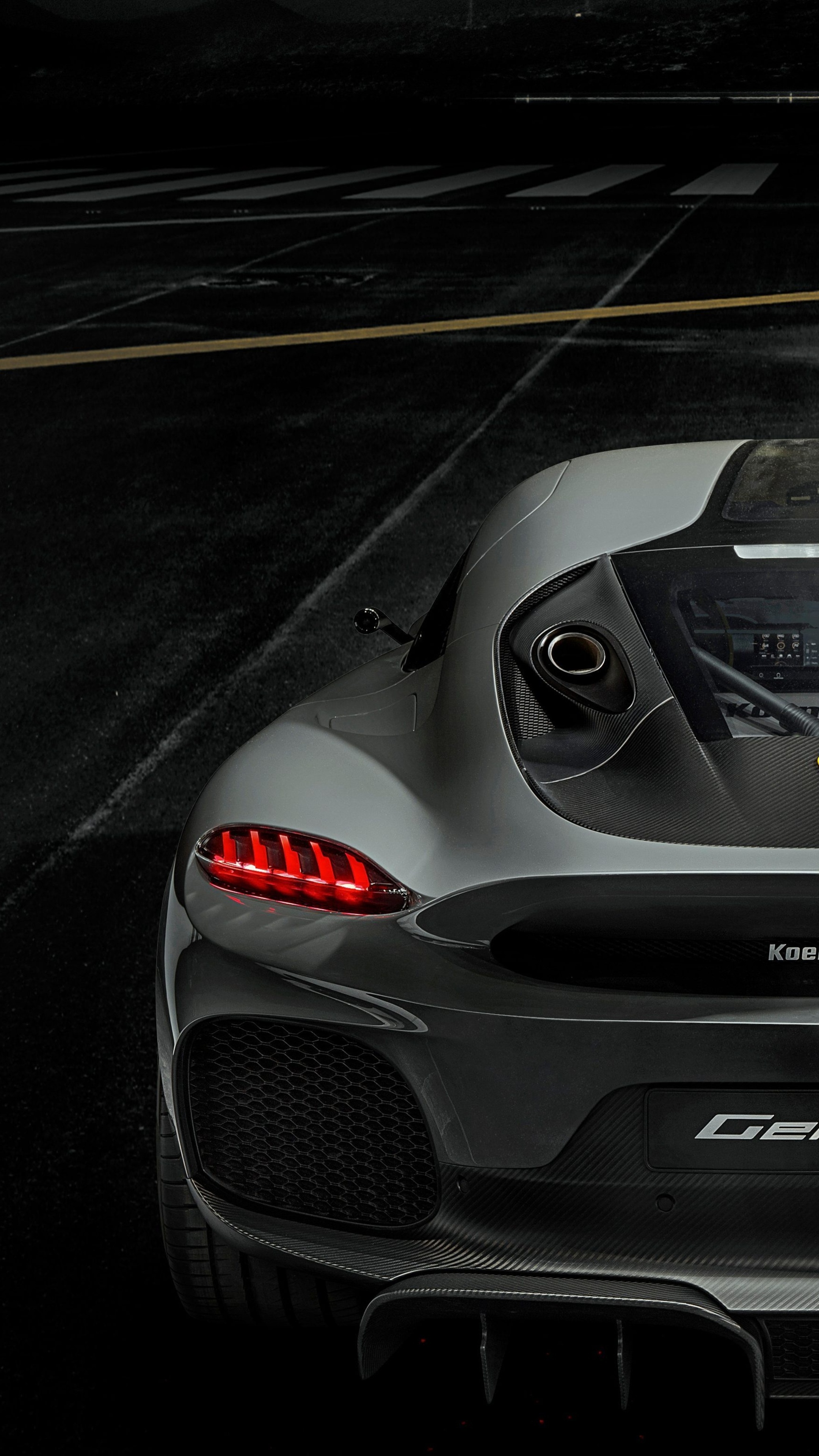 Koenigsegg Gemera, Rear view, Sony Xperia wallpapers, 2160x3840 4K Phone