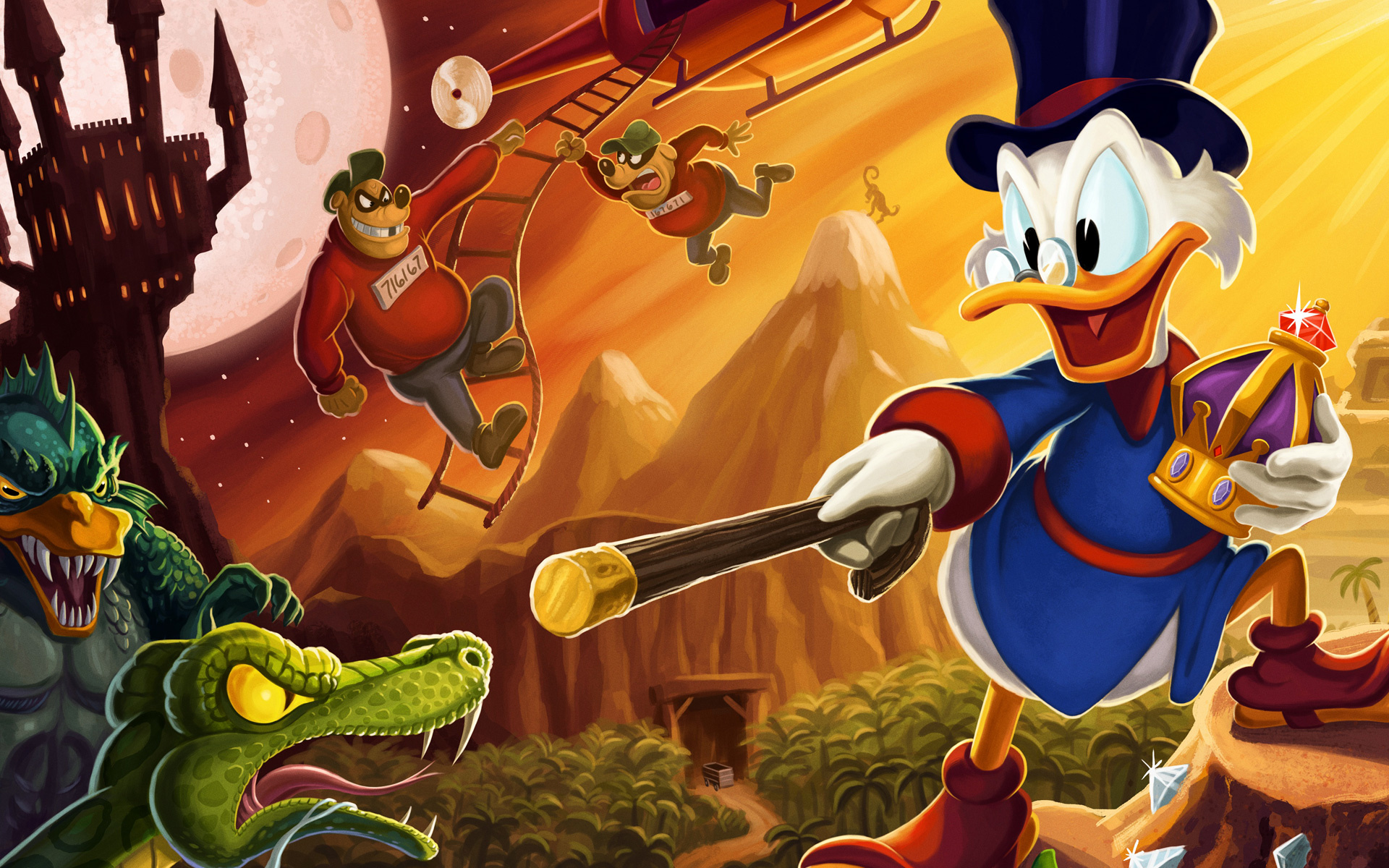 DuckTales Animation, Ducktales Remastered, Free wallpaper, 1920x1200 HD Desktop
