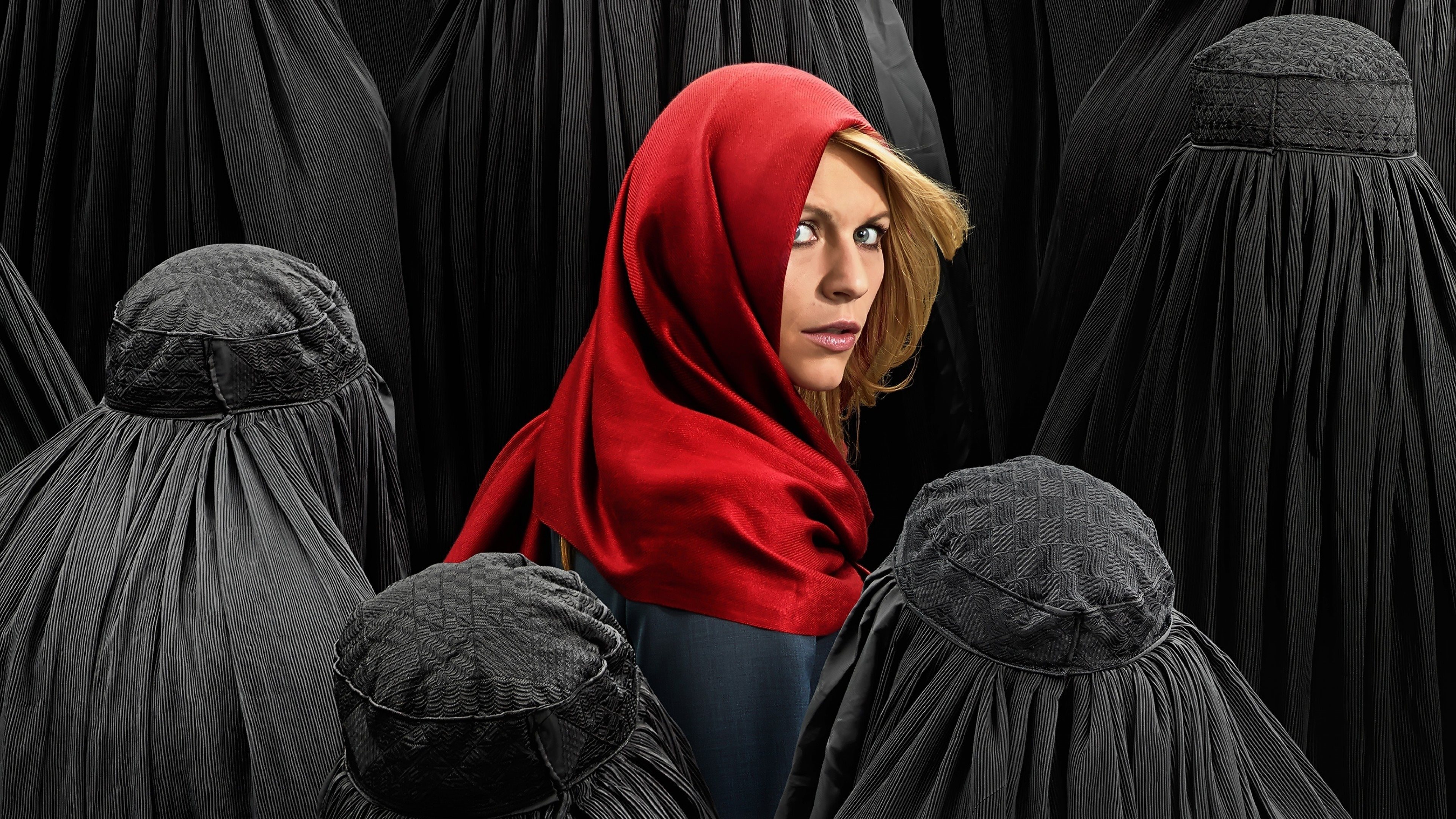 Claire Danes, Homeland wallpapers, Carrie Mathison character, Intense acting, 3840x2160 4K Desktop