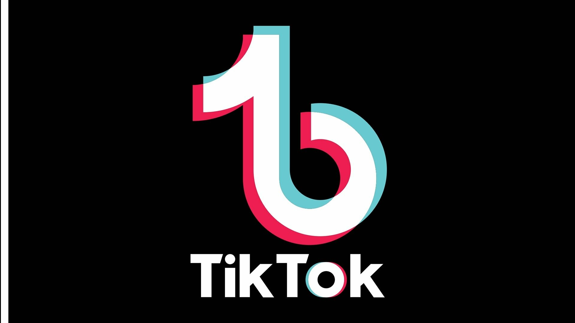 TikTok logo, Desktop widescreen, Stylish wallpaper, Modern design, 1920x1080 Full HD Desktop