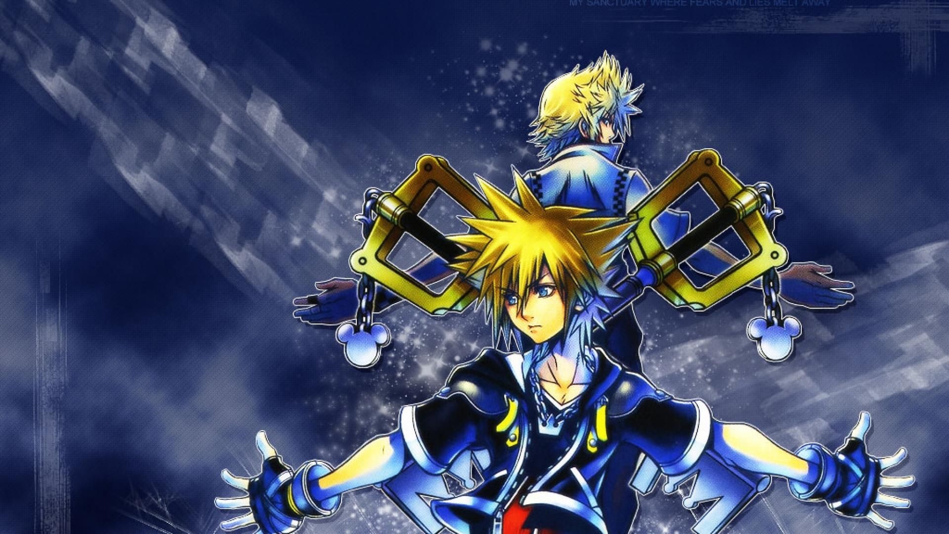 Fantasy kingdom, Sora Kingdom Hearts, Digital art, Keyblade wielder, 1920x1080 Full HD Desktop