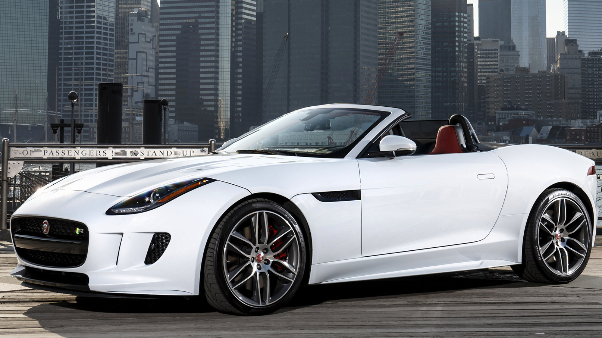 Jaguar F-TYPE, Convertible HD wallpapers, Stylish and powerful, 1920x1080 Full HD Desktop