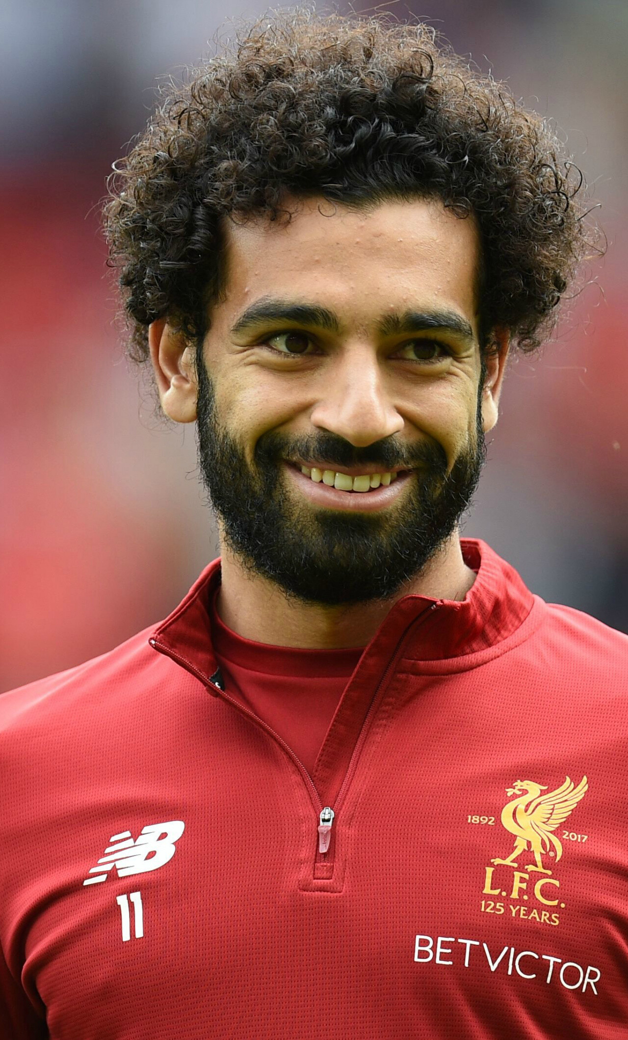 Sports smile footballer, Mohamed Salah, Wallpaper iPhone 6 Plus, 1280x2120 HD Phone