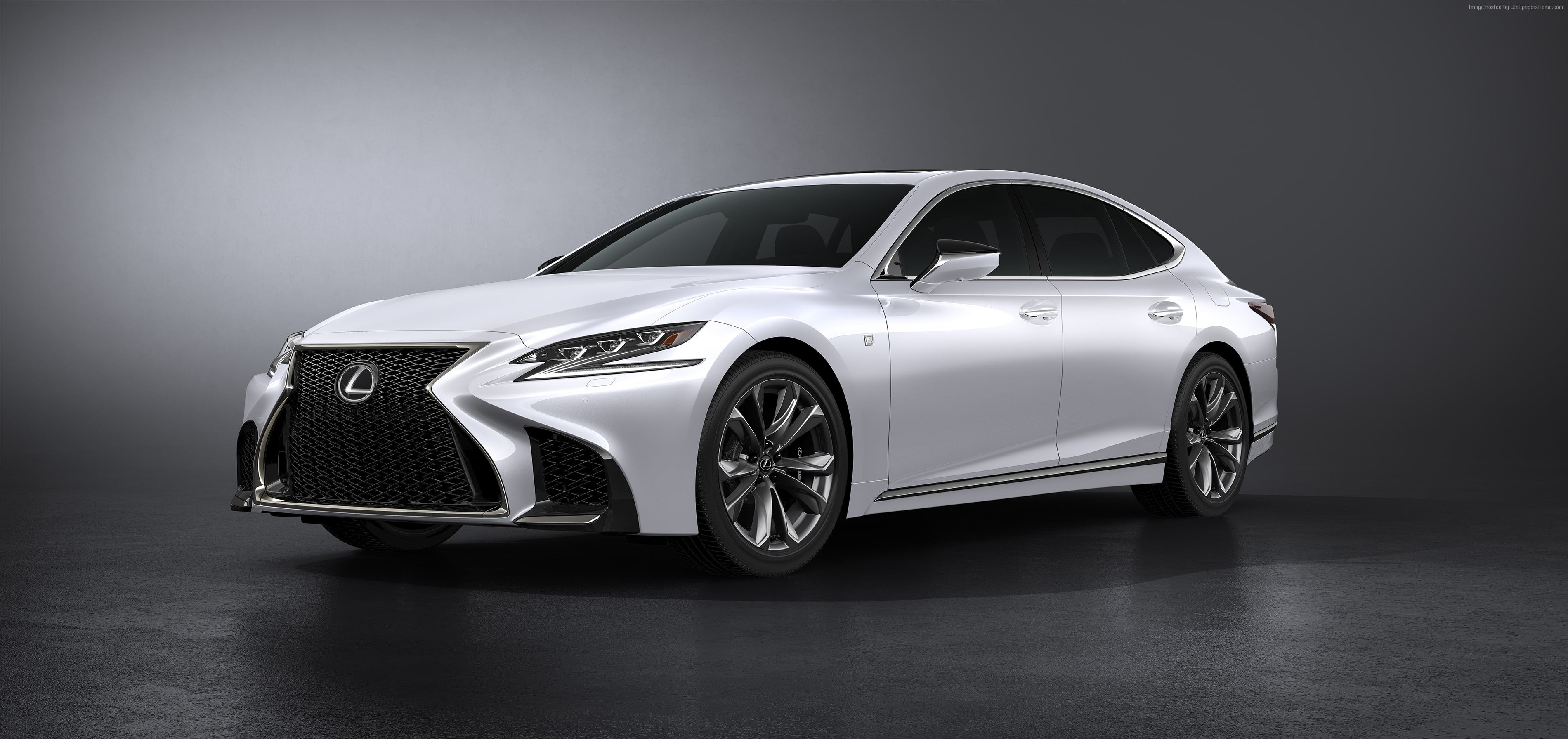 Lexus ES, Silver sedan, Luxury car, Stylish design, 3800x1800 Dual Screen Desktop