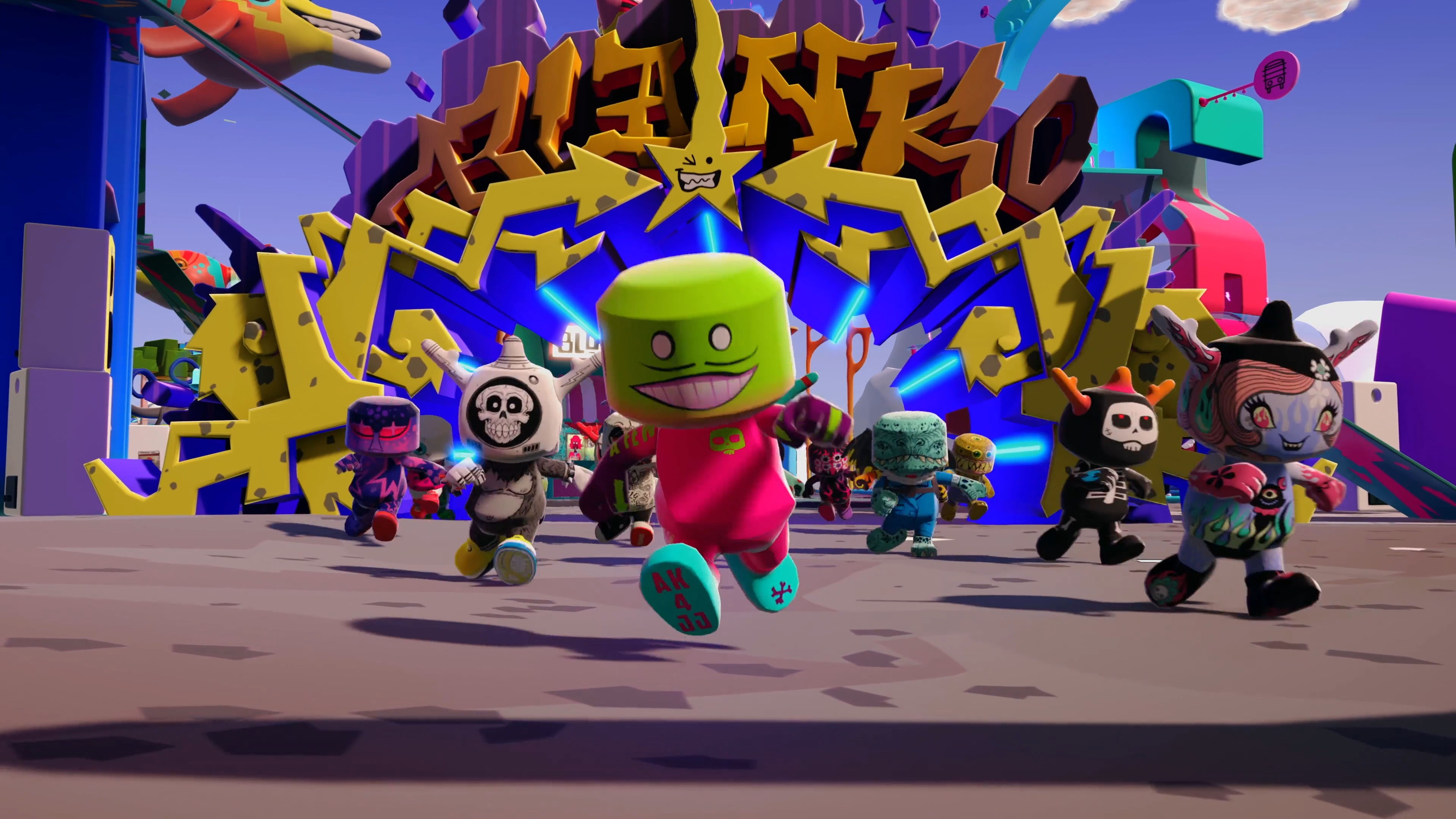 Mythical Games studio, Blankos Block Party, AAA blockchain game, Virtual party, 3840x2160 4K Desktop