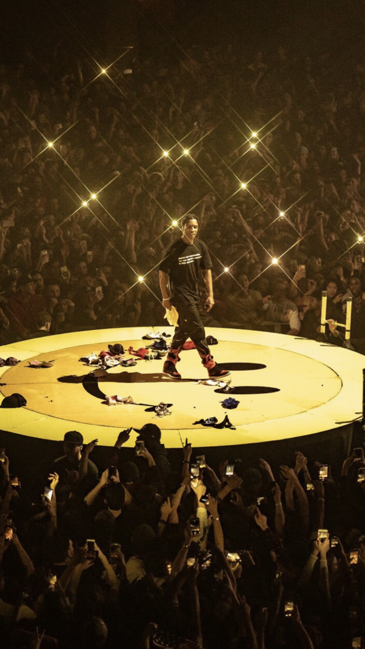 A$AP Rocky, Powerful stage presence, Enigmatic artist, Hip hop culture, 1250x2210 HD Phone