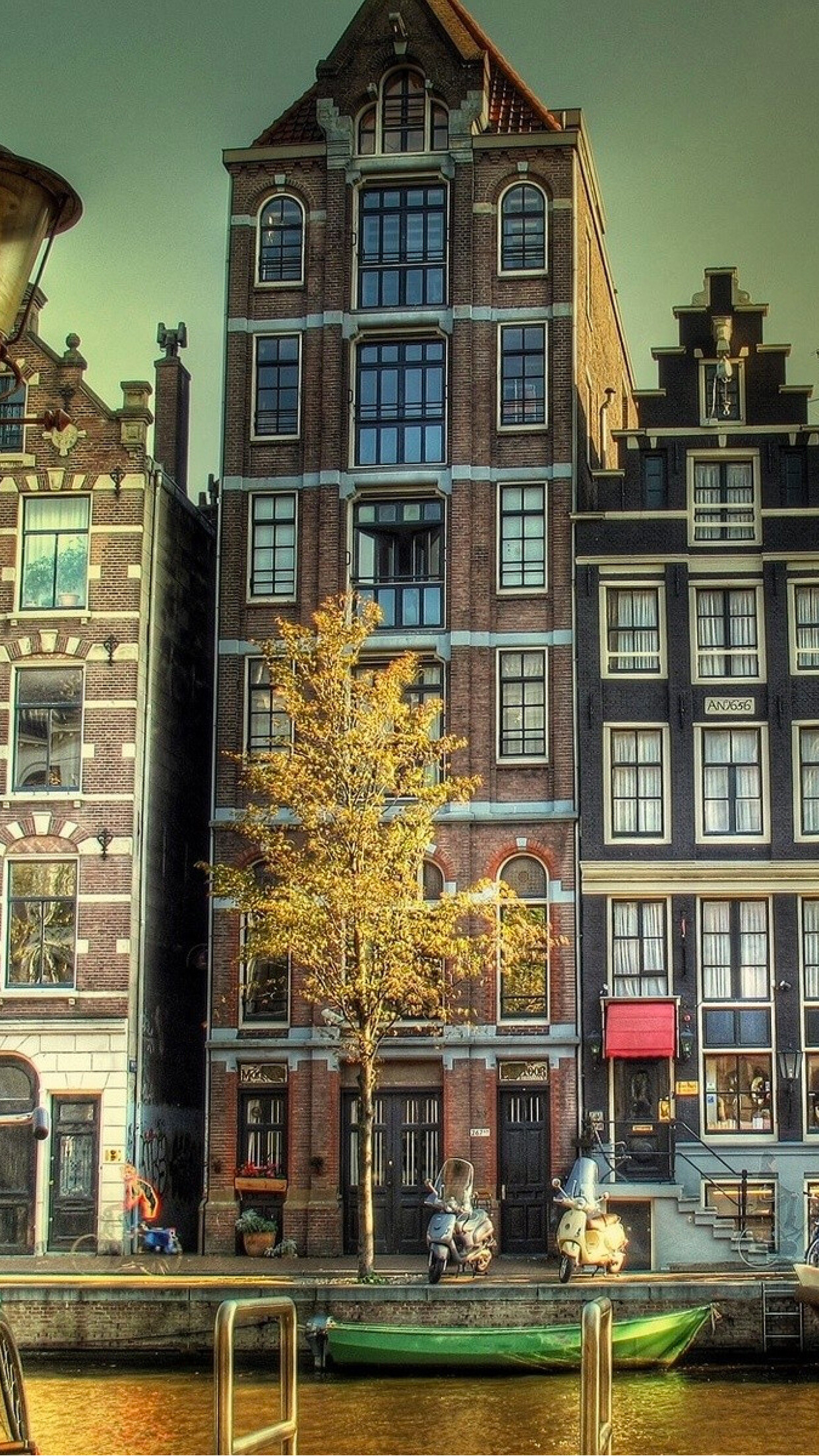 Dutch Houses, Amsterdam Wallpaper, 1250x2210 HD Phone