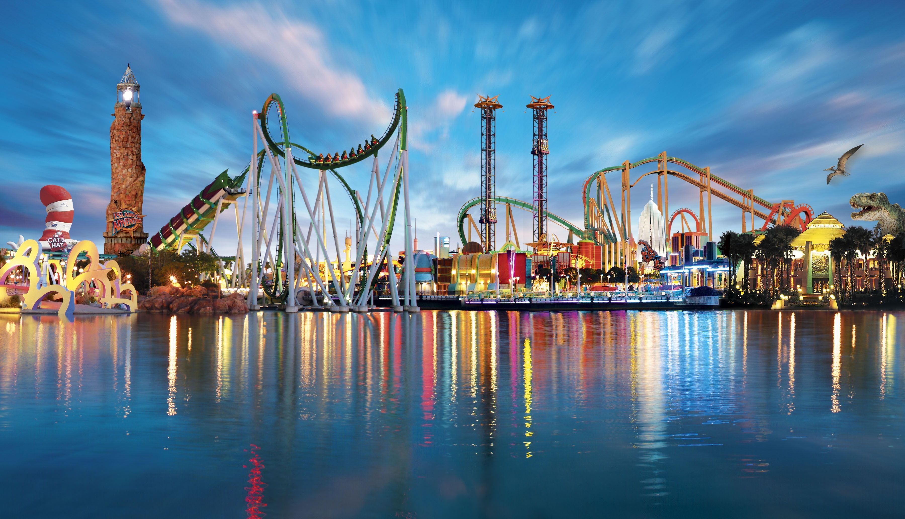 Orlando Skyline, Florida travels, Cityscape beauty, Metropolitan charm, 3600x2070 HD Desktop