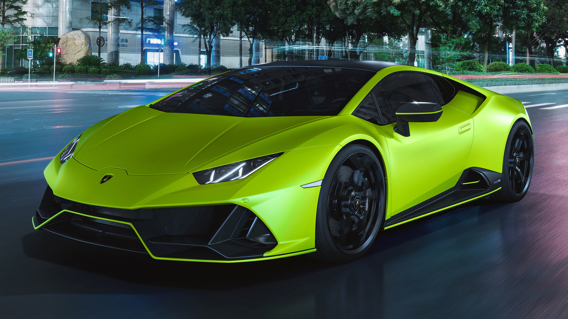 Lamborghini Huracan, 2020 edition, Fluo Capsule wallpapers, Visual brilliance, 1920x1080 Full HD Desktop