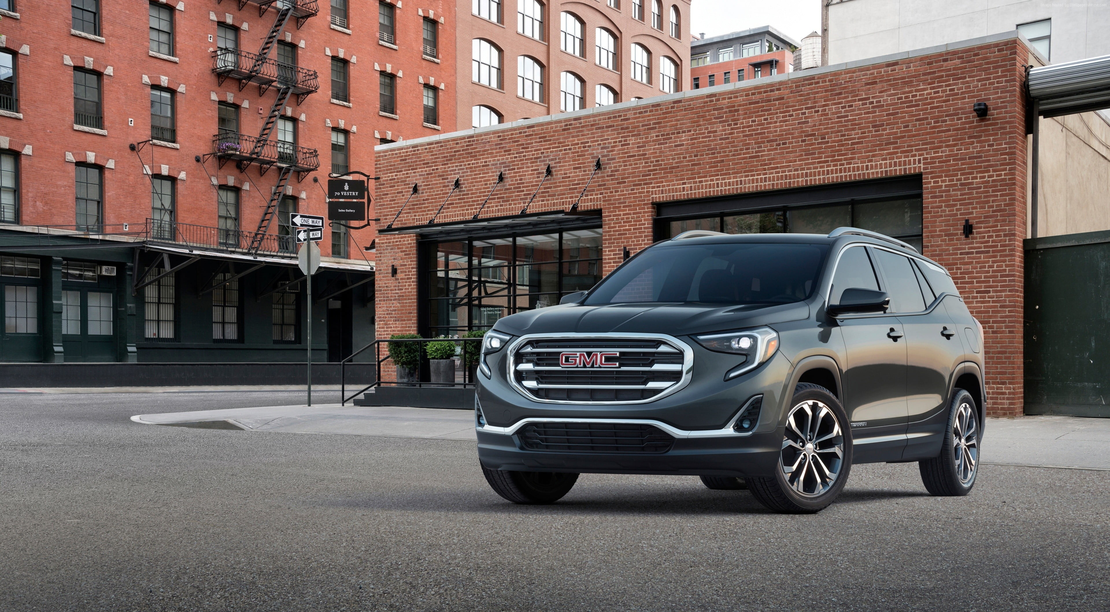 GMC Acadia, Auto sleekness, Black SUV, Wallpaper excellence, 3840x2120 HD Desktop