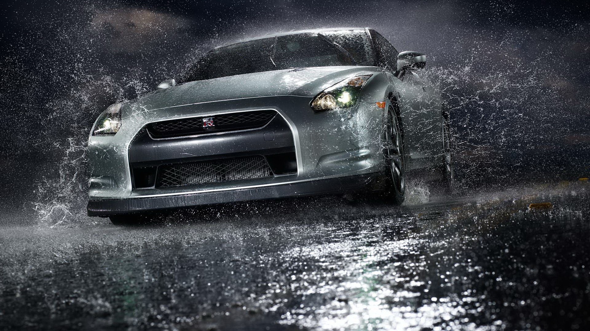 Splashes, GT-R Wallpaper, 1920x1080 Full HD Desktop