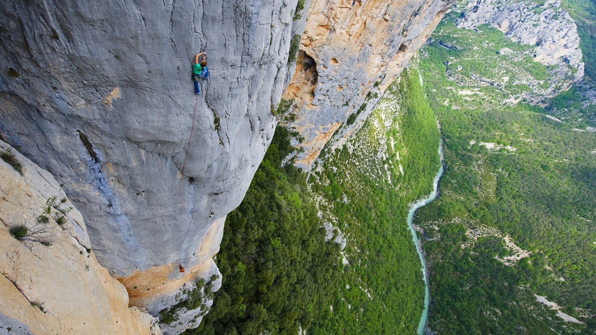 Verdon Gorge, Climbing Wallpaper, 1920x1080 Full HD Desktop