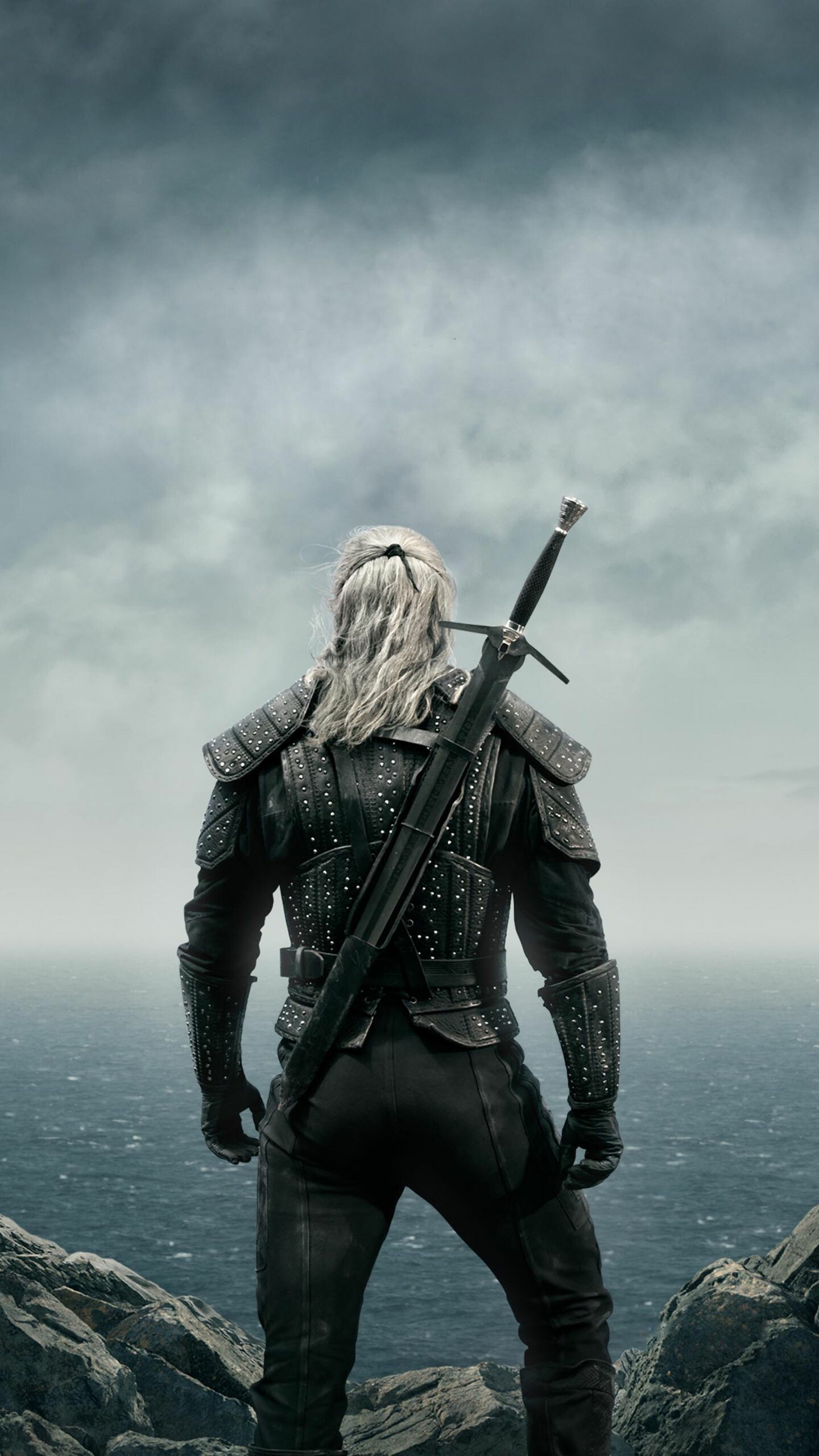 The Witcher Netflix, Dark fantasy, Riveting storyline, Intriguing characters, 1440x2560 HD Phone