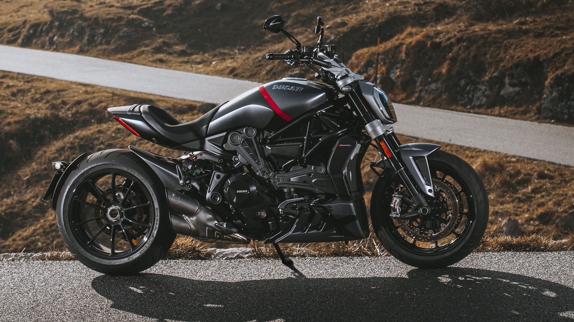 Ducati XDiavel, Auto enthusiast, Black Star edition, 2000x1130 HD Desktop