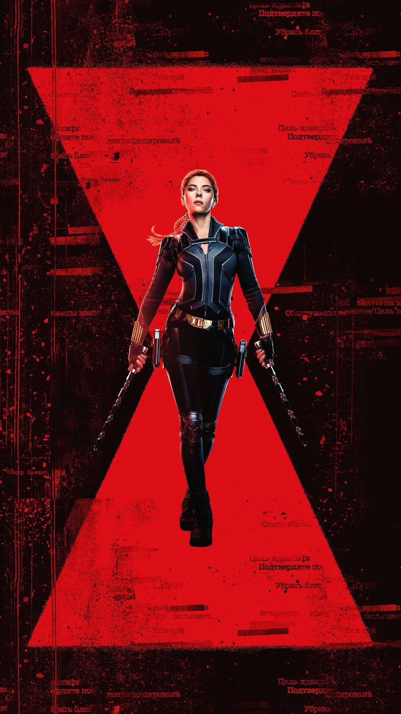 Black Widow, Phone wallpaper, Marvel movie, Dynamic artwork, 1280x2270 HD Phone