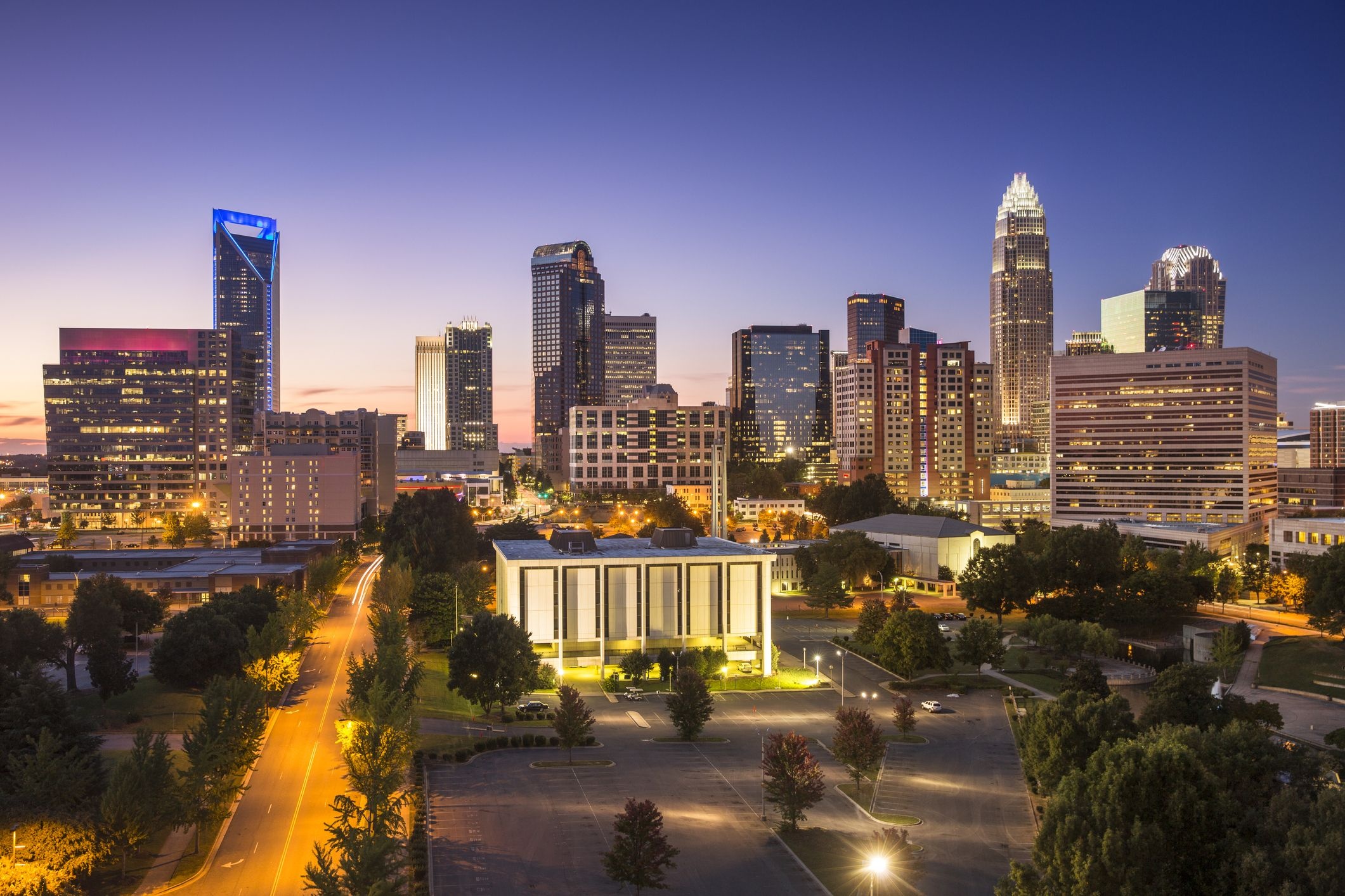 Charlotte NC Skyline, Wallpapers, 2130x1420 HD Desktop