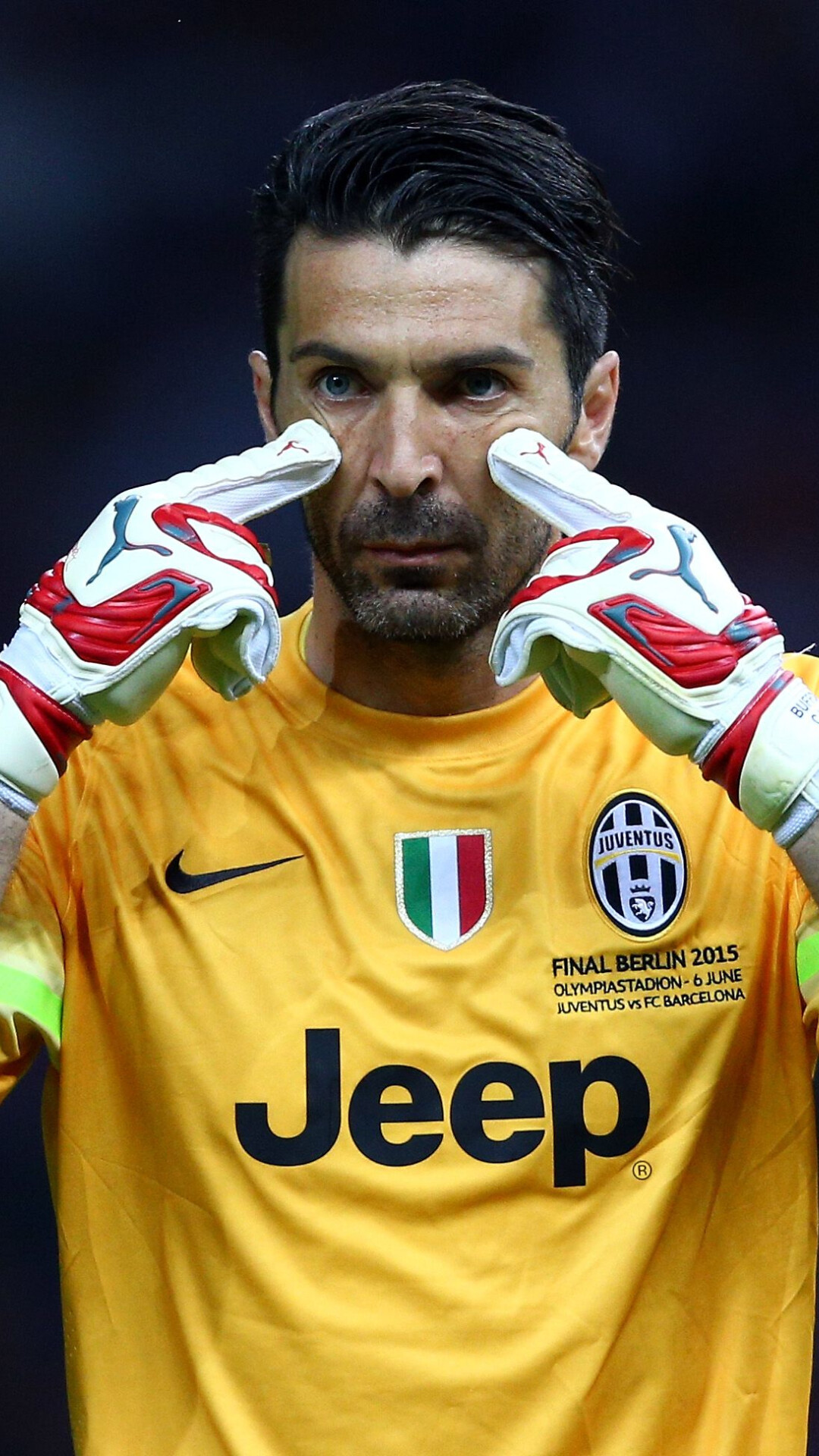 Legendary goalkeeper, Gianluigi Buffon, Football icon, Turin, 1080x1920 Full HD Phone
