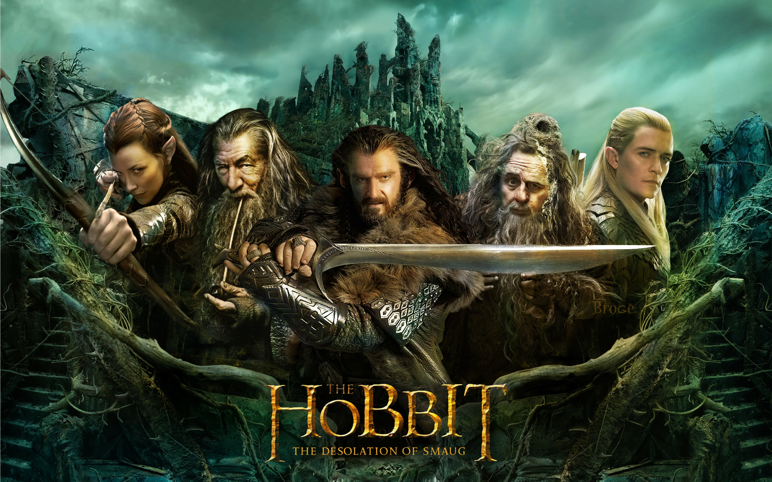The Desolation of Smaug, The Hobbit Wallpaper, 3200x2000 HD Desktop