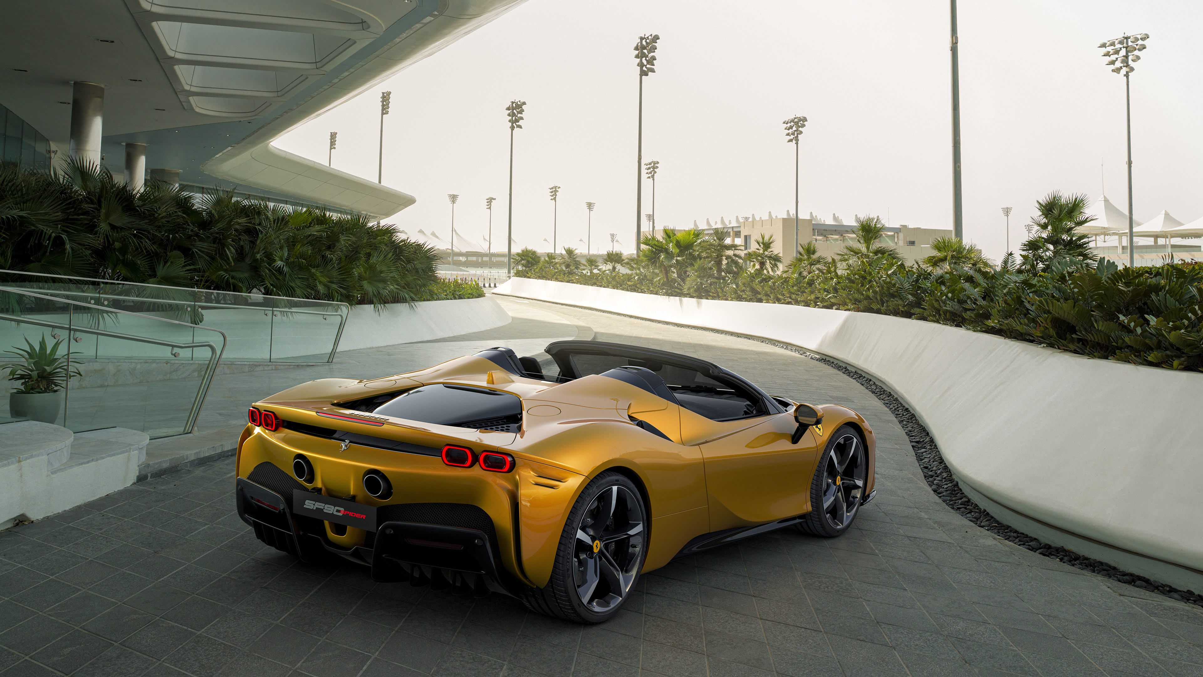 Ferrari SF90, Striking Spider wallpapers, Ultra HD background, Automotive excellence, 3840x2160 4K Desktop