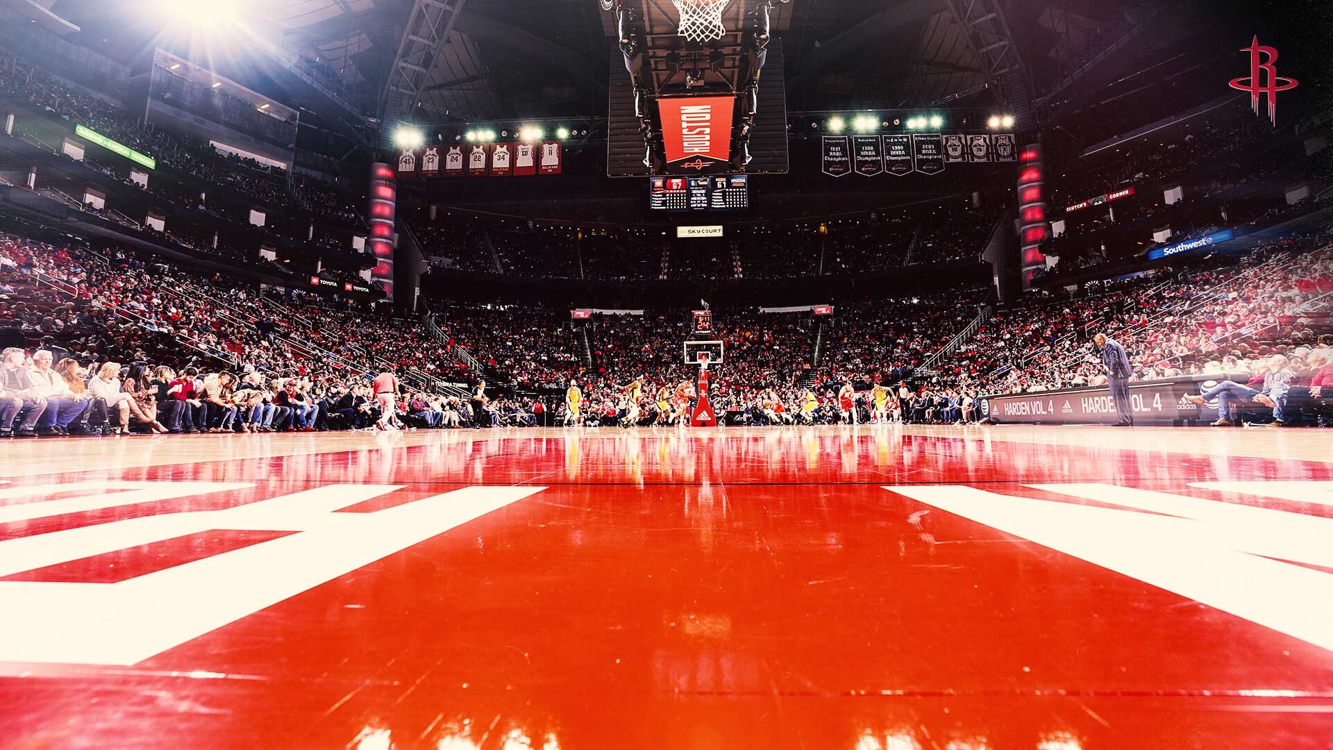 Toyota Center, Houston Rockets Wallpaper, 1920x1080 Full HD Desktop