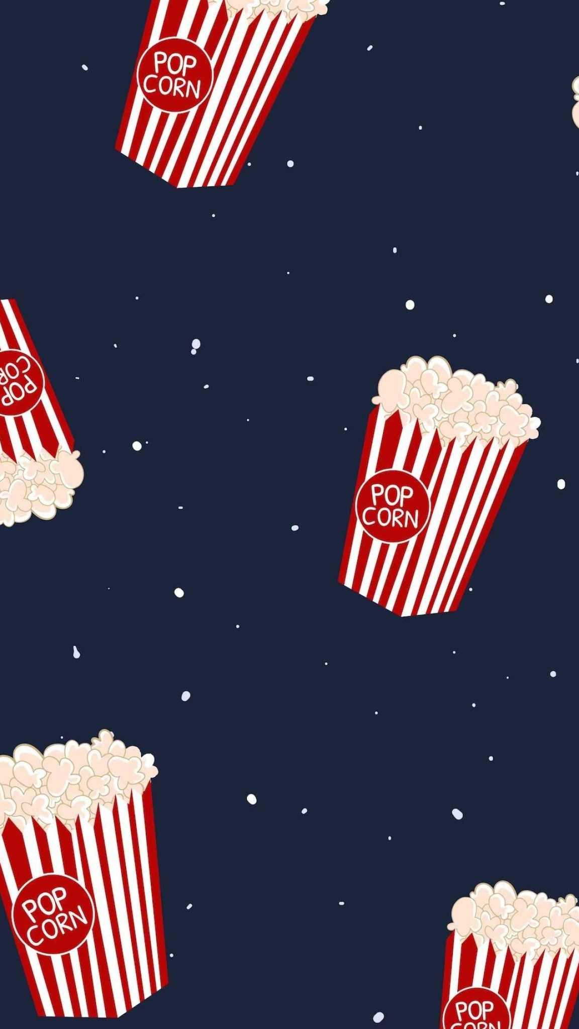 Popcorn, Emoji wallpaper, Artistic design, Trendy background, 1160x2050 HD Phone